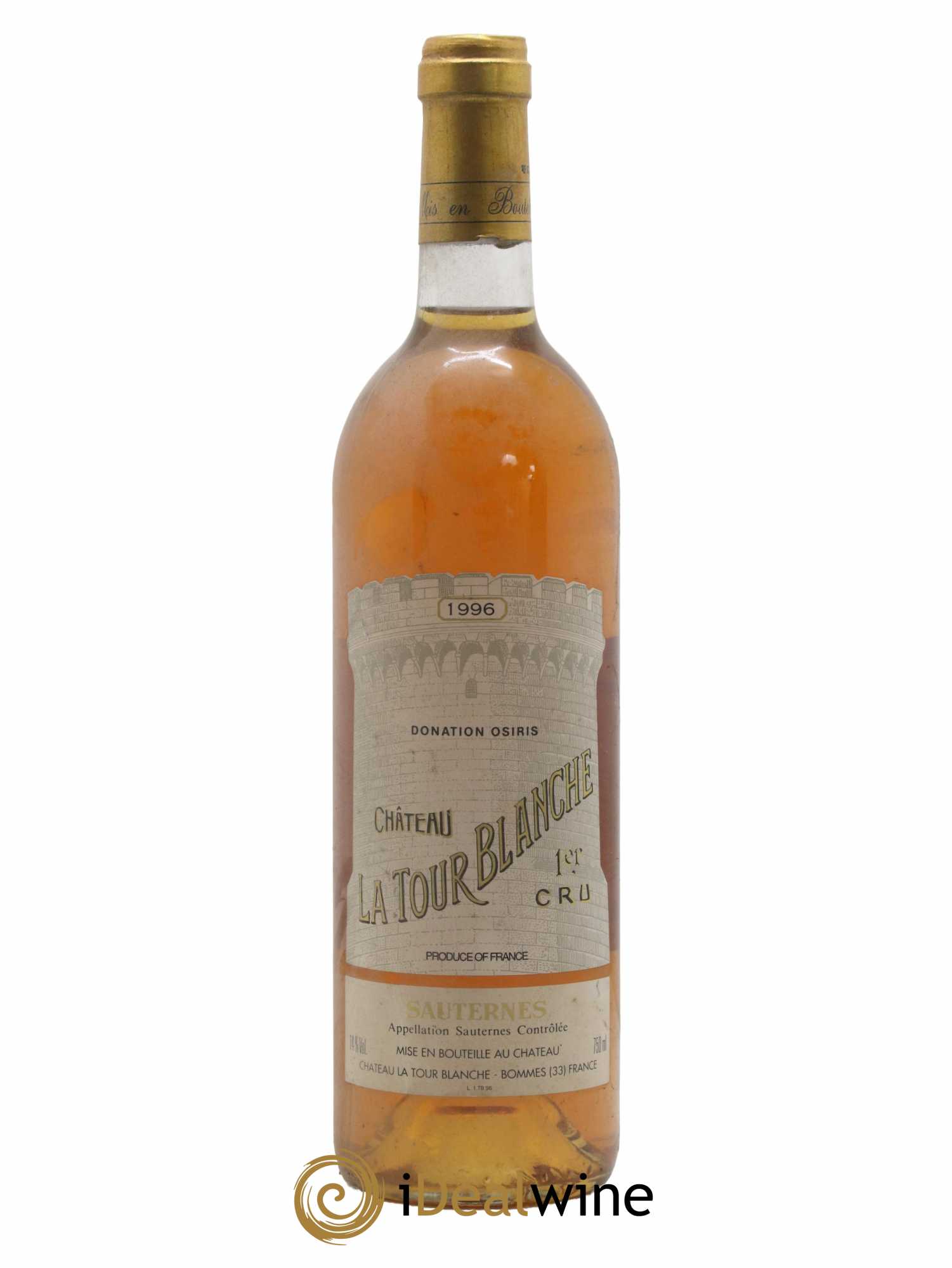 Château la Tour Blanche 1er Grand Cru Classé 1996 - Lotto di 1 bottiglia - 0