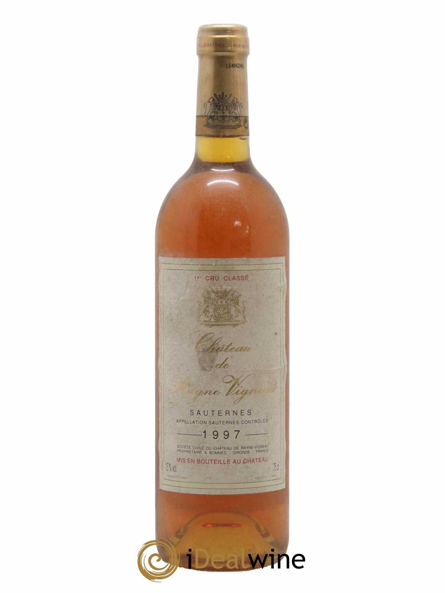Château de Rayne Vigneau 1er Grand Cru Classé 1997 - Lotto di 1 bottiglia - 0