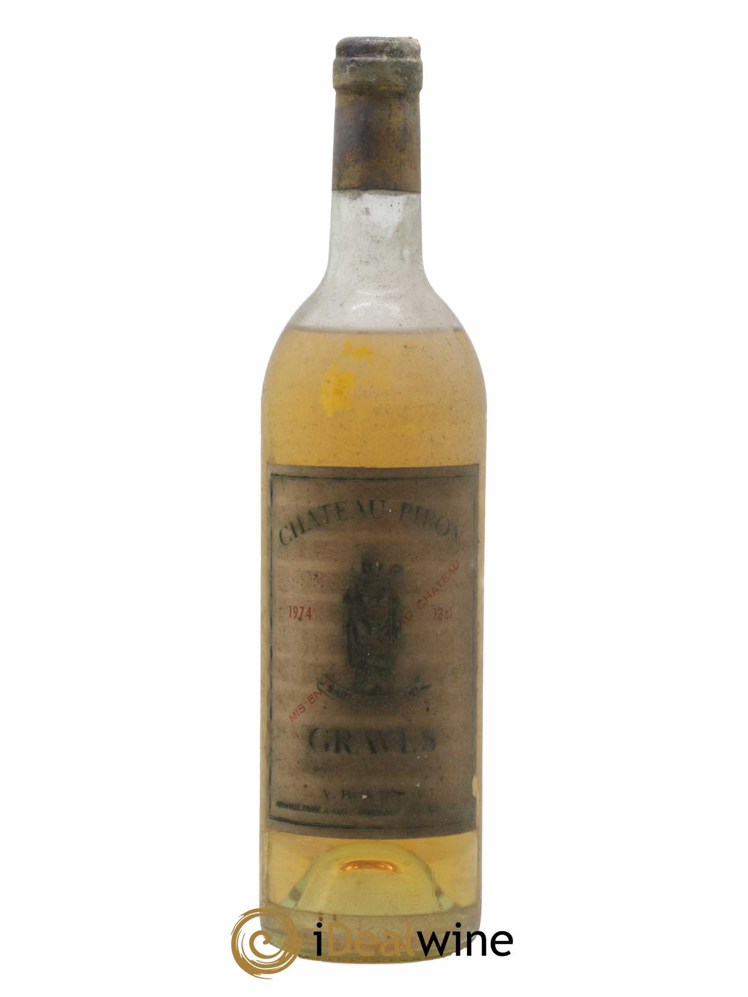 Graves Château Piron 1974 - Lot de 1 bouteille - 0
