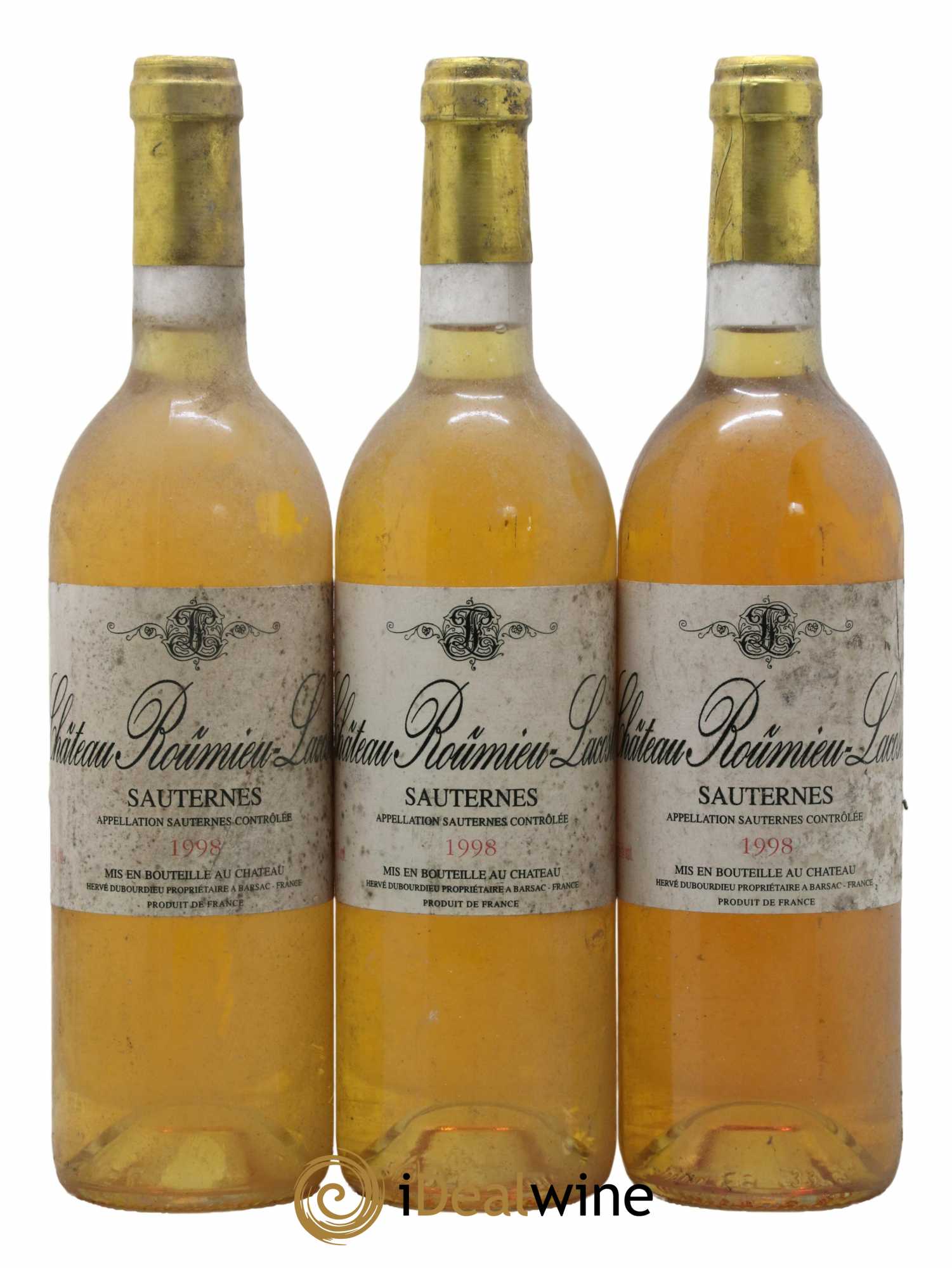 Château Roûmieu-Lacoste Cru Bourgeois 1998 - Lotto di 3 bottiglie - 0