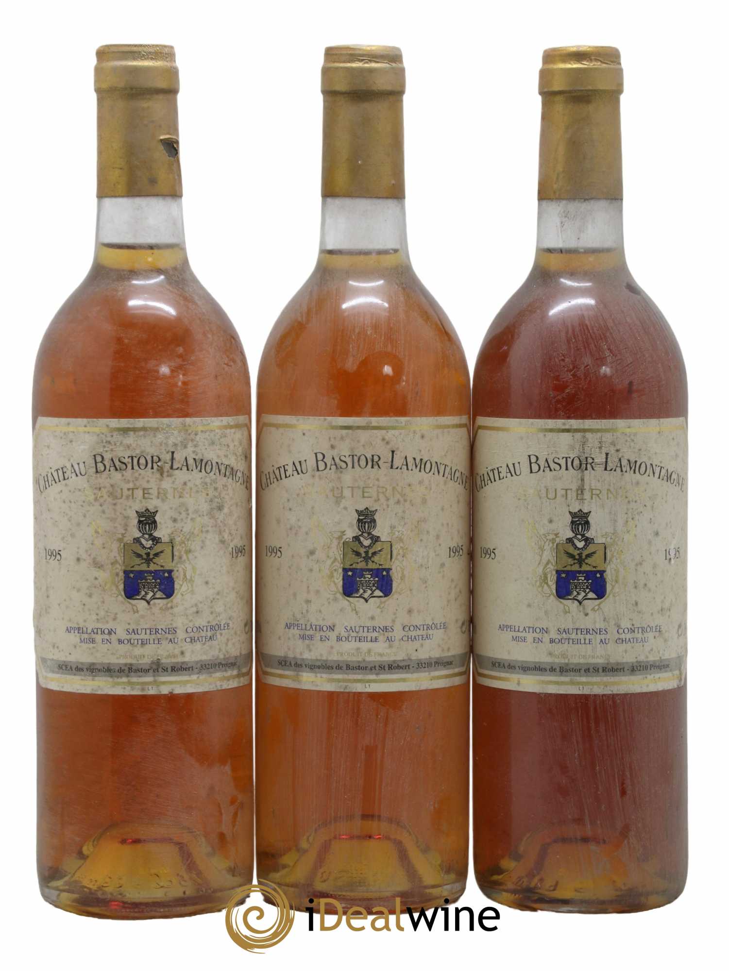 Sauternes Bastor Lamontagne 1995 - Lotto di 3 bottiglie - 0