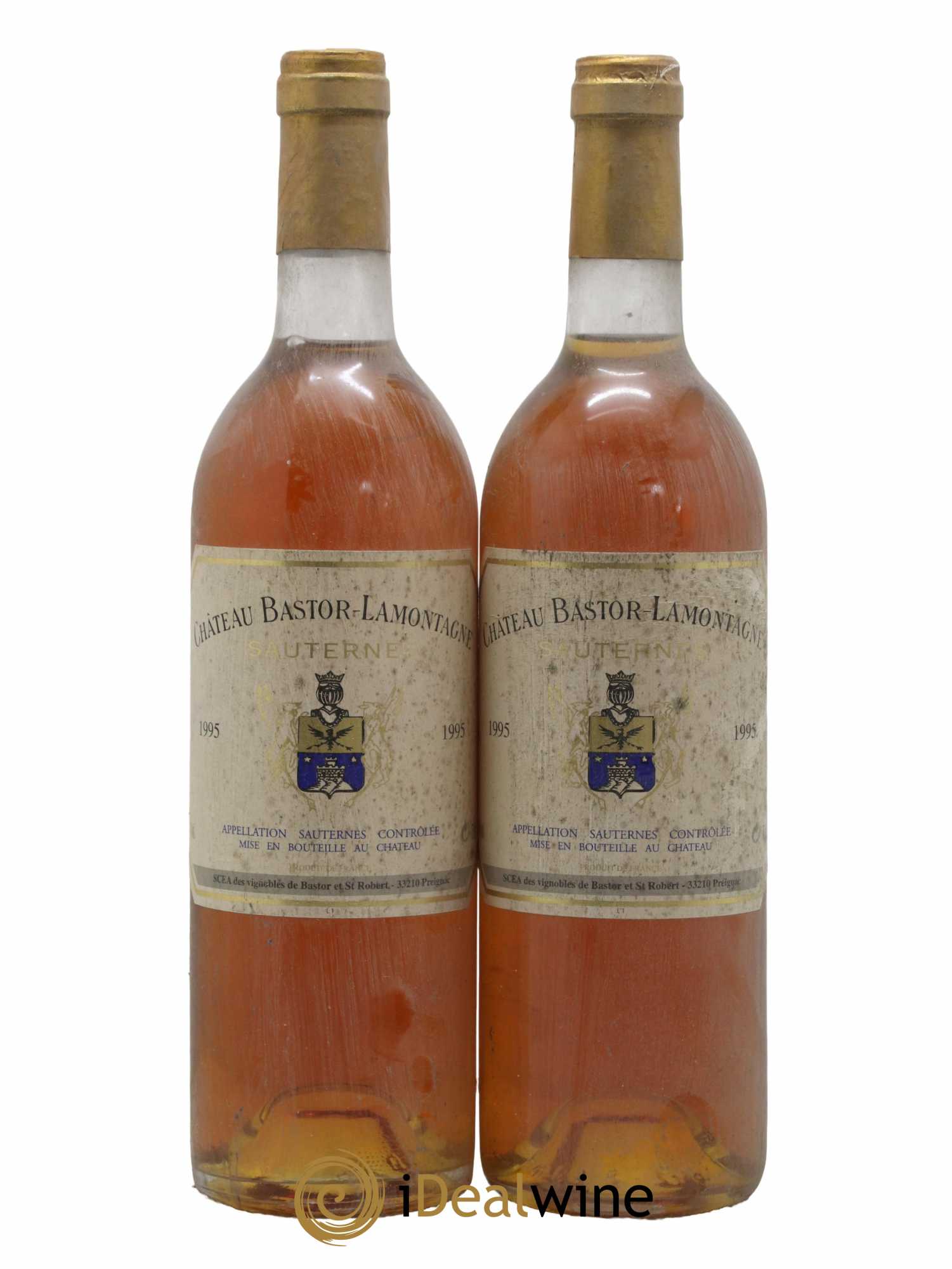 Château Bastor Lamontagne 1995 - Lotto di 2 bottiglie - 0