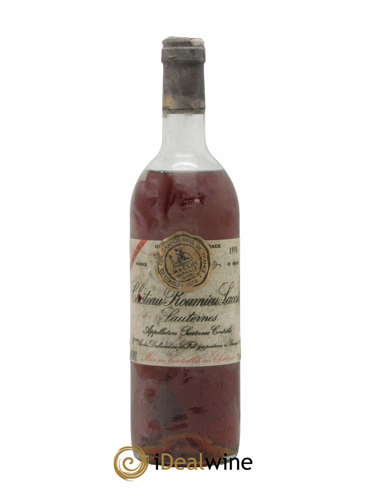 Château Roûmieu-Lacoste Cru Bourgeois 1976 - Posten von 1 Flasche - 0