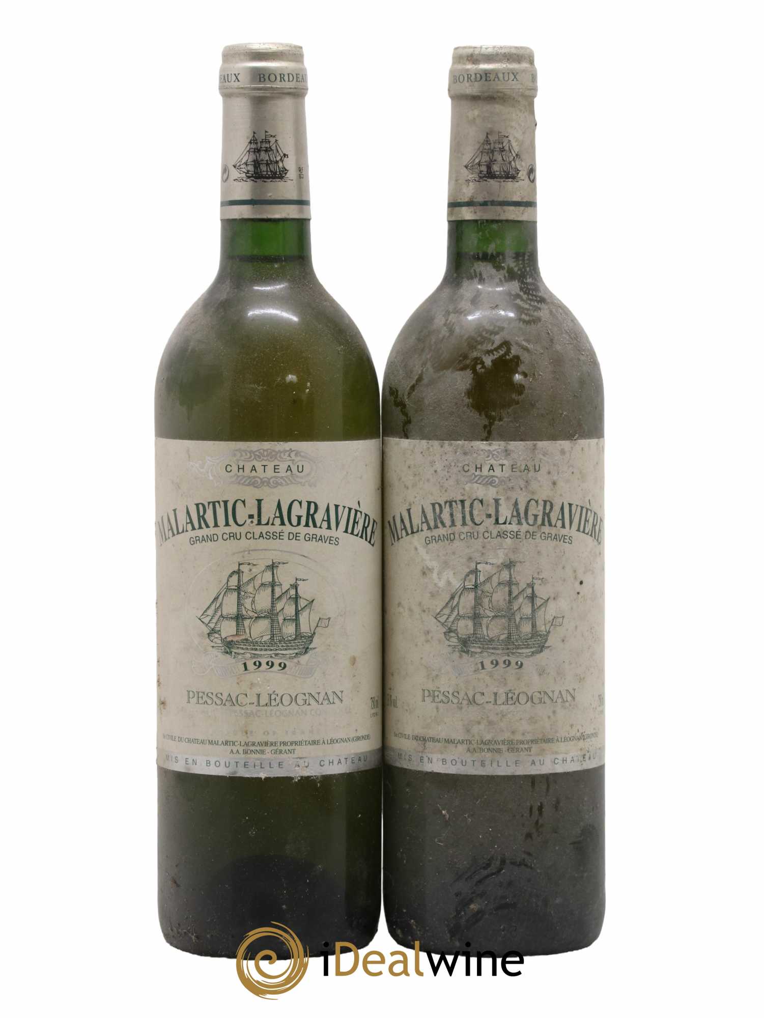 Château Malartic-Lagravière Cru Classé de Graves 1999 - Lot de 2 bouteilles - 0