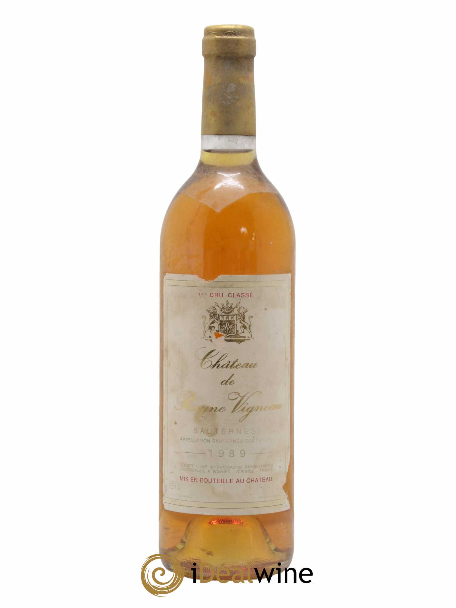 Château de Rayne Vigneau 1er Grand Cru Classé 1989 - Lot of 1 bottle - 0