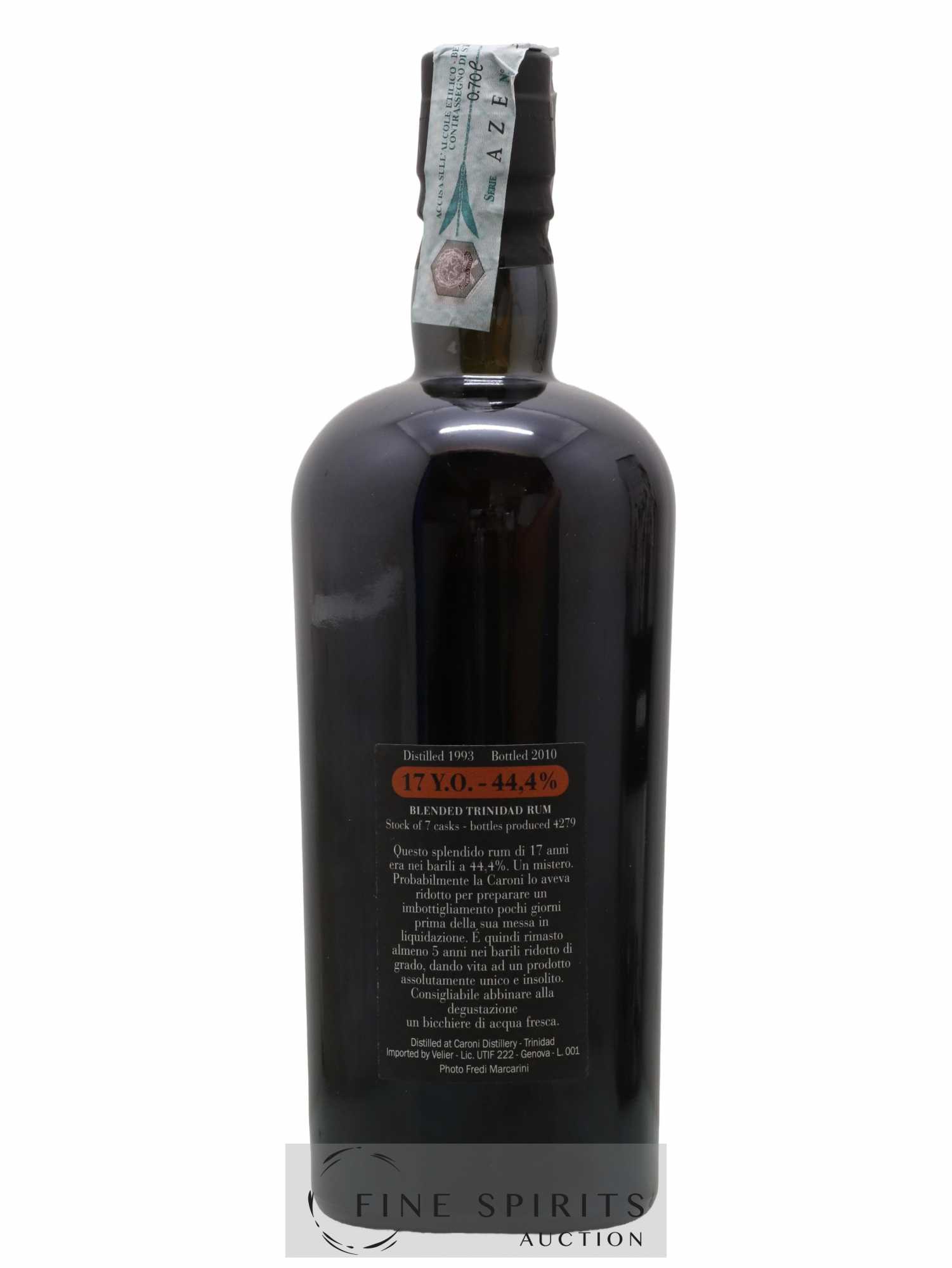 Caroni 17 years 1993 Velier One of 4279 - bottled 2010 - Lot de 1 bouteille - 2