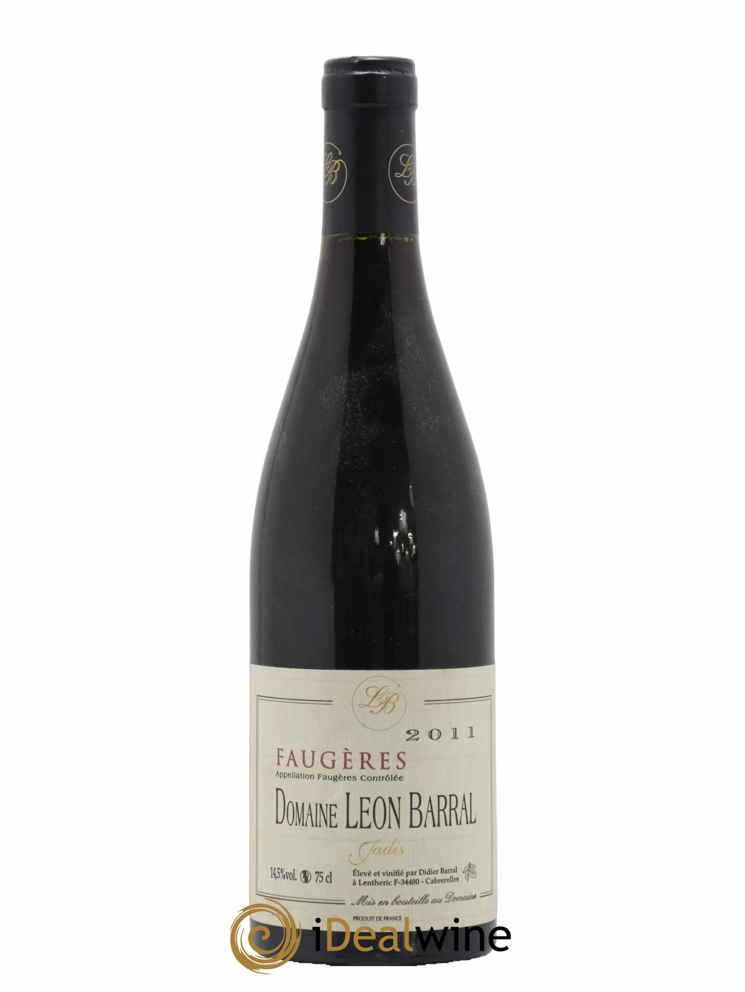 Faugères Jadis Domaine Léon Barral 2011 - Lot de 1 bouteille - 0