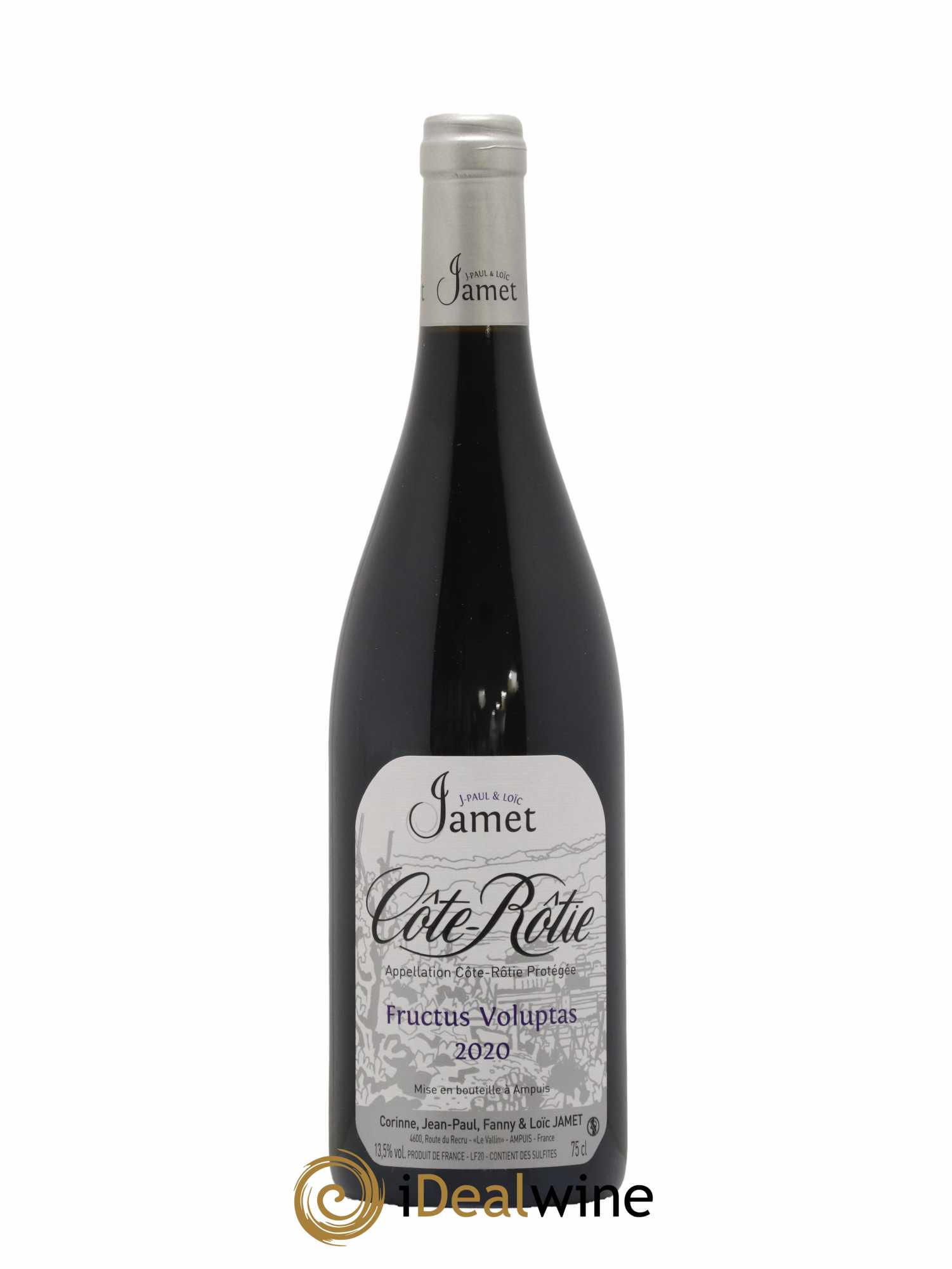 Côte-Rôtie Fructus Voluptas Jamet (Domaine) 2020 - Lot de 1 bouteille - 0