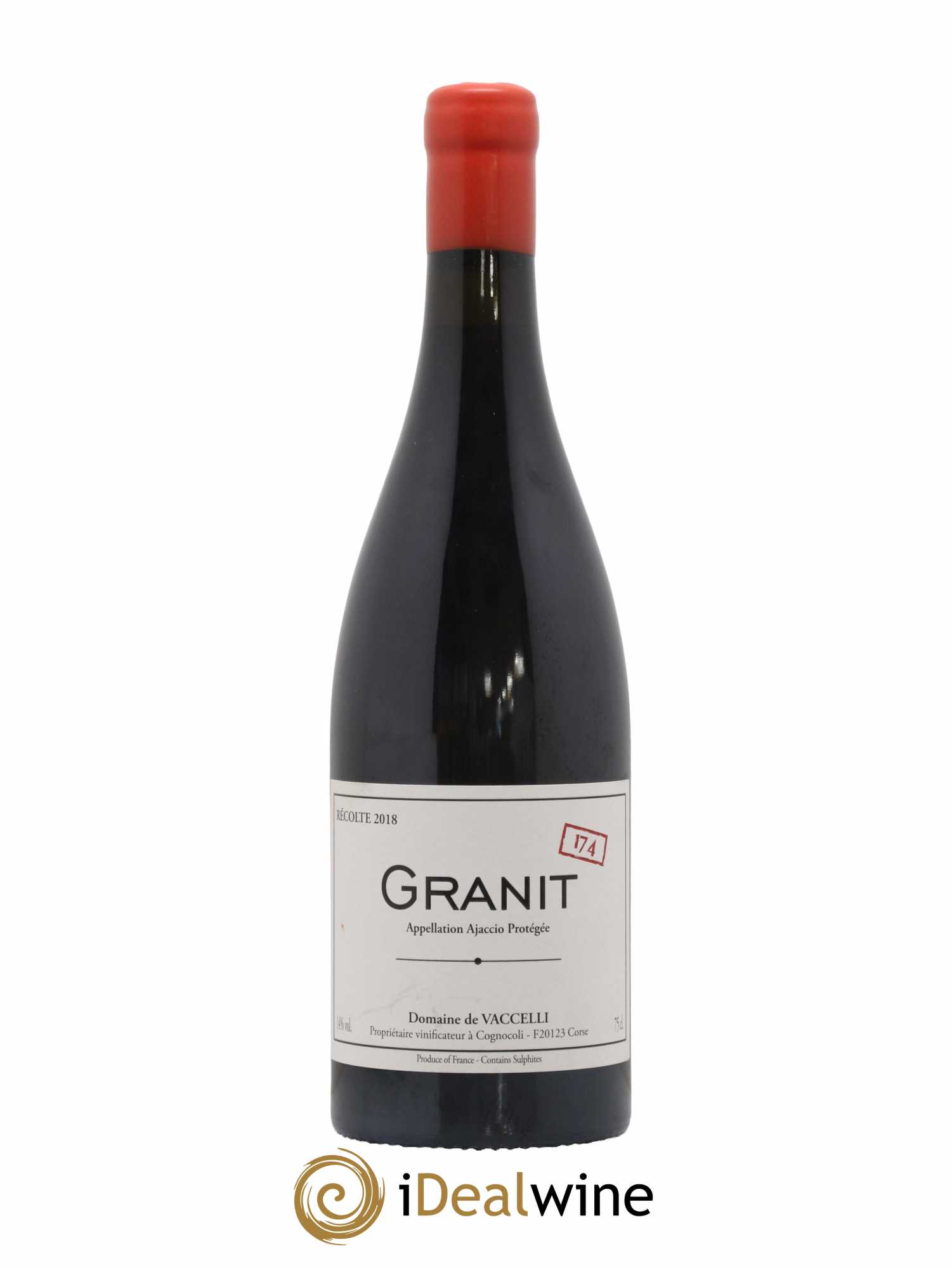 Ajaccio Granit 174 Vaccelli 2018 - Lot de 1 bouteille - 0