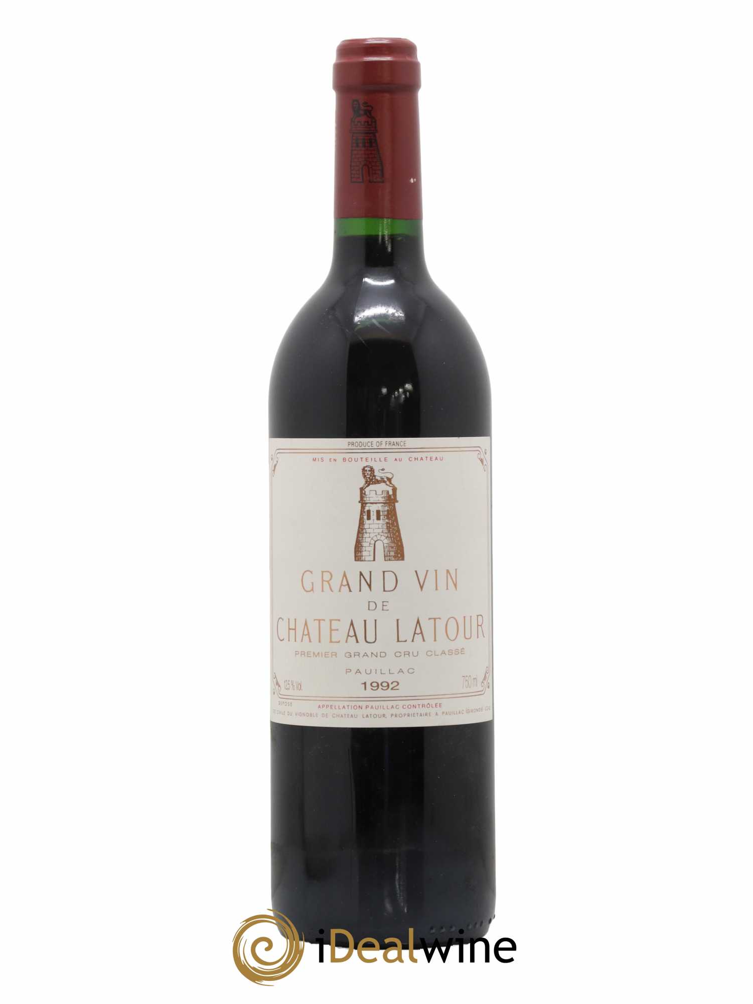 Château Latour 1er Grand Cru Classé 1992 - Lot de 1 bouteille - 0