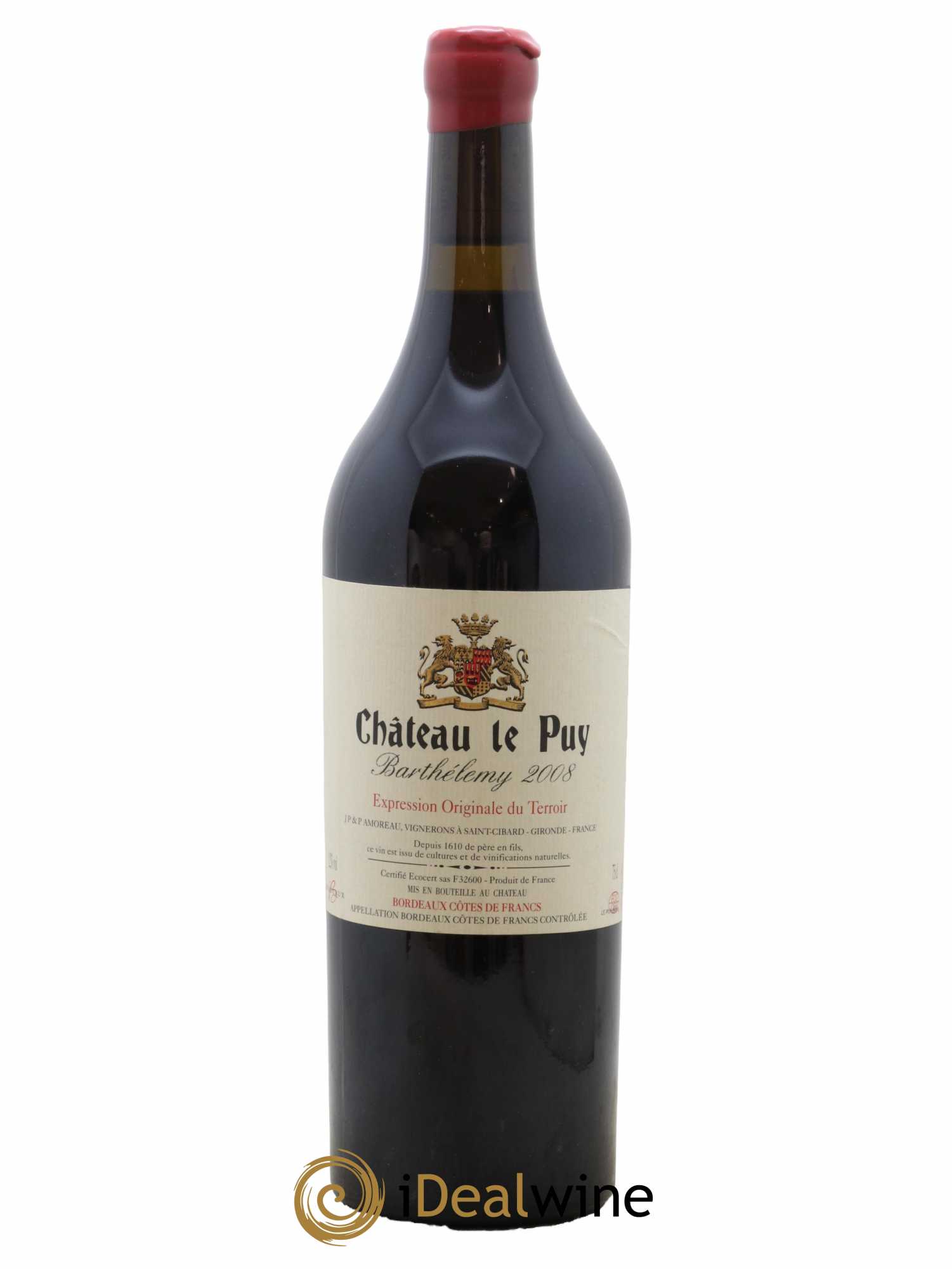 Le Puy - Cuvée Barthélemy 2008 - Lot de 1 bouteille - 0