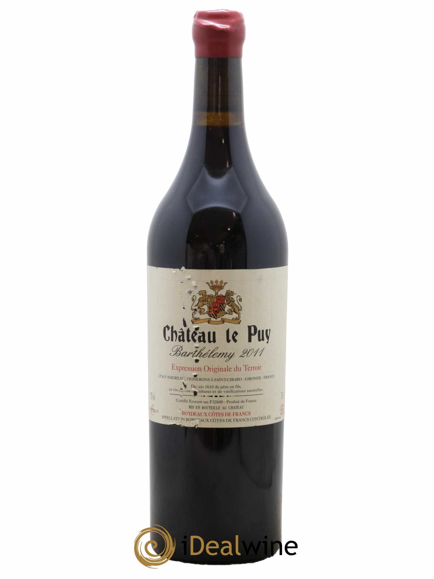 Le Puy - Cuvée Barthélemy 2011 - Lot de 1 bouteille - 0