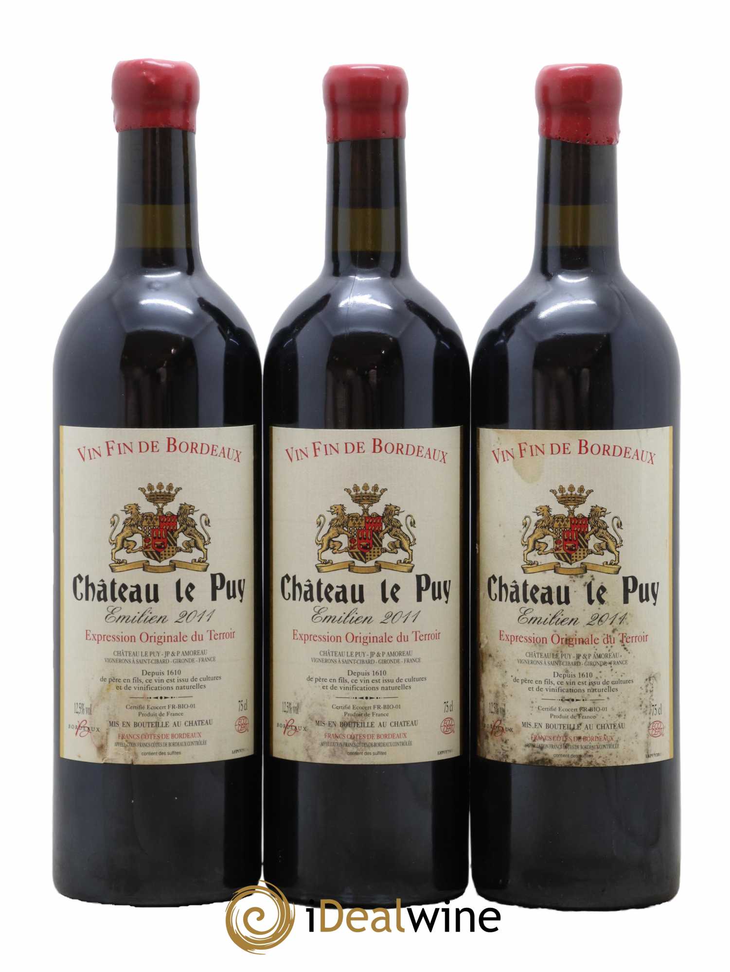 Le Puy - Cuvée Emilien 2011 - Lot de 3 bouteilles - 0