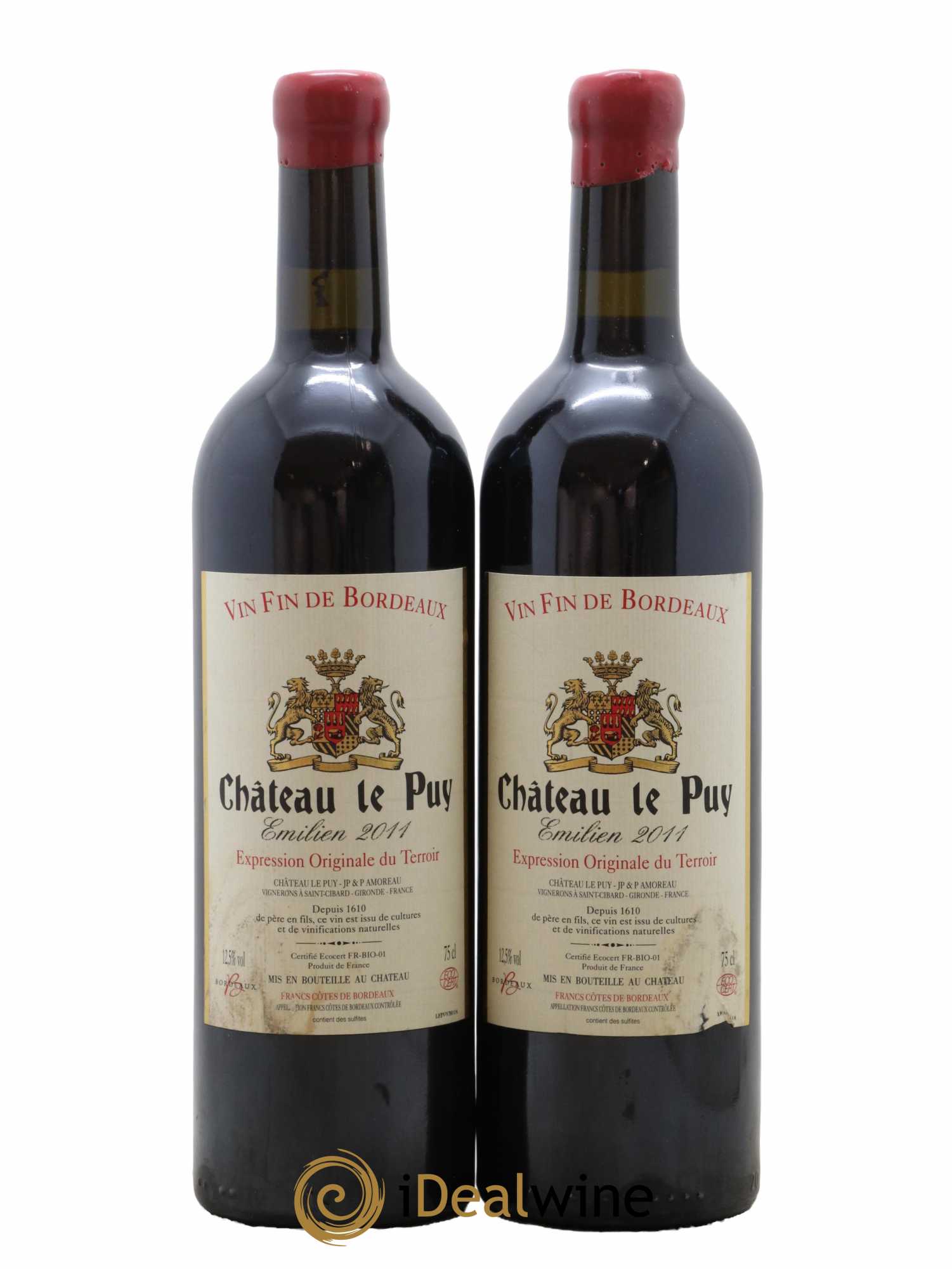 Le Puy - Cuvée Emilien 2011 - Lot de 2 bouteilles - 0