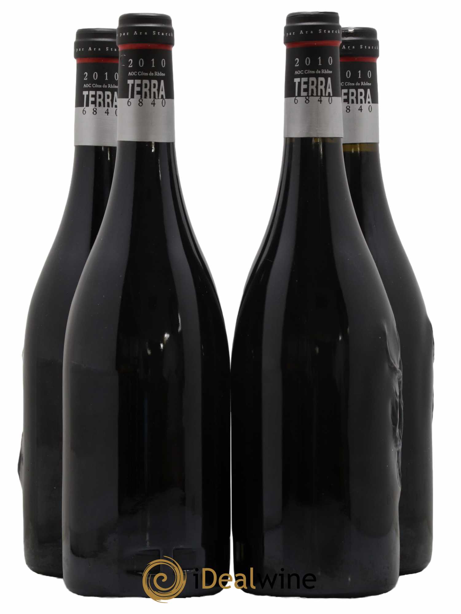 Côtes-du-Rhône Terra 6840 Alexandre Gard Domaine Les Esprits Sains 2010 - Lot de 4 bouteilles - 0