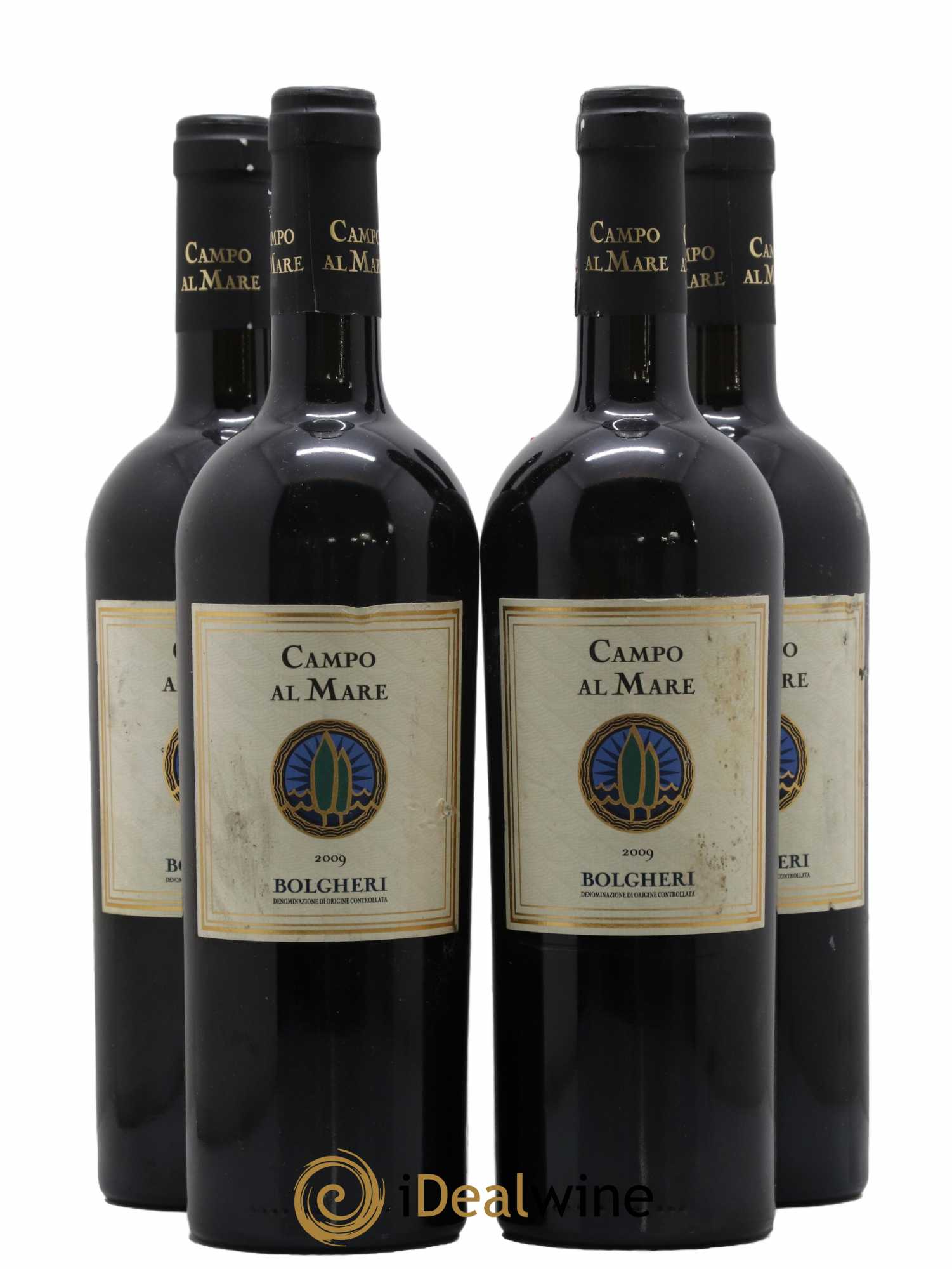 Bolgheri DOC Campo Al Mare 2009 - Lot de 4 bouteilles - 0