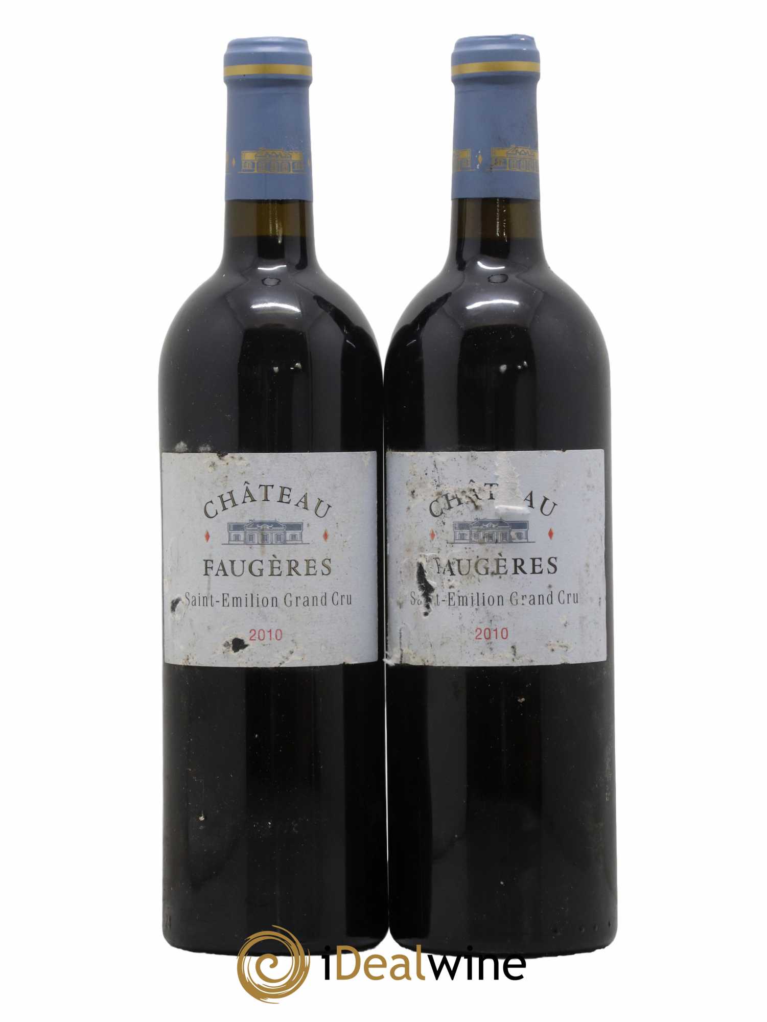 Château Faugères Grand Cru Classé 2010 - Lot de 2 bouteilles - 0