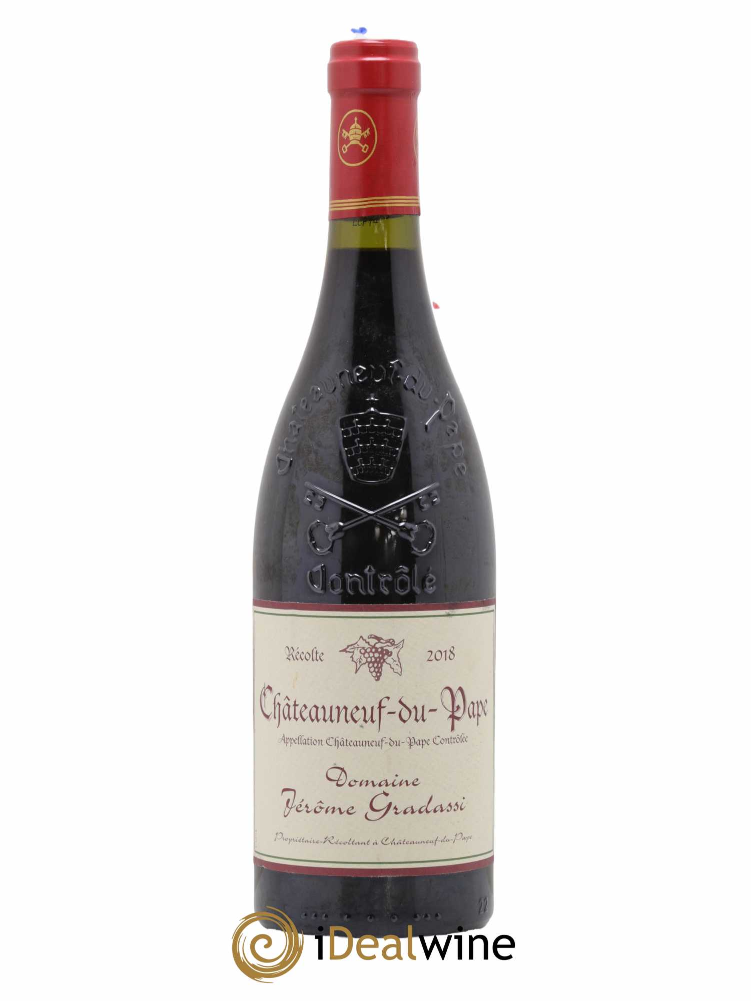 Châteauneuf-du-Pape Jérôme Gradassi 2018 - Lot de 1 bouteille - 0