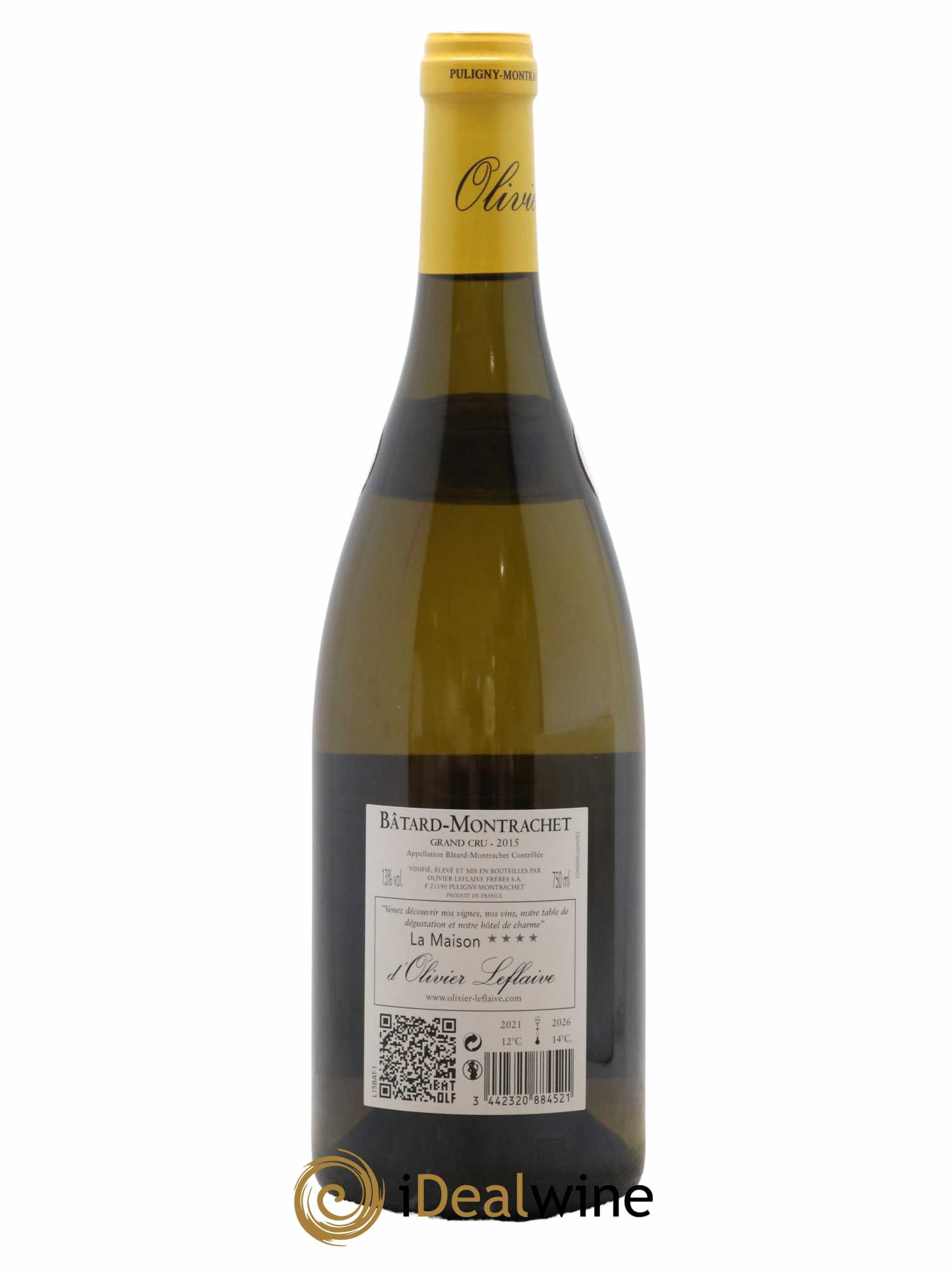 Bâtard-Montrachet Grand Cru Olivier Leflaive 2015 - Lot de 1 bouteille - 1