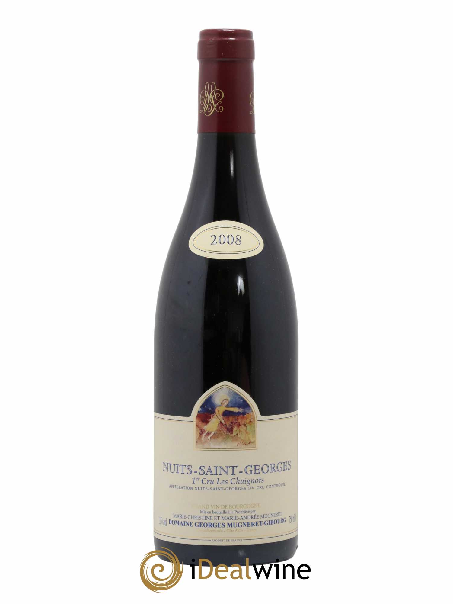 Nuits-Saint-Georges 1er Cru Les Chaignots Georges Mugneret (Domaine) 2008 - Lot de 1 bouteille - 0