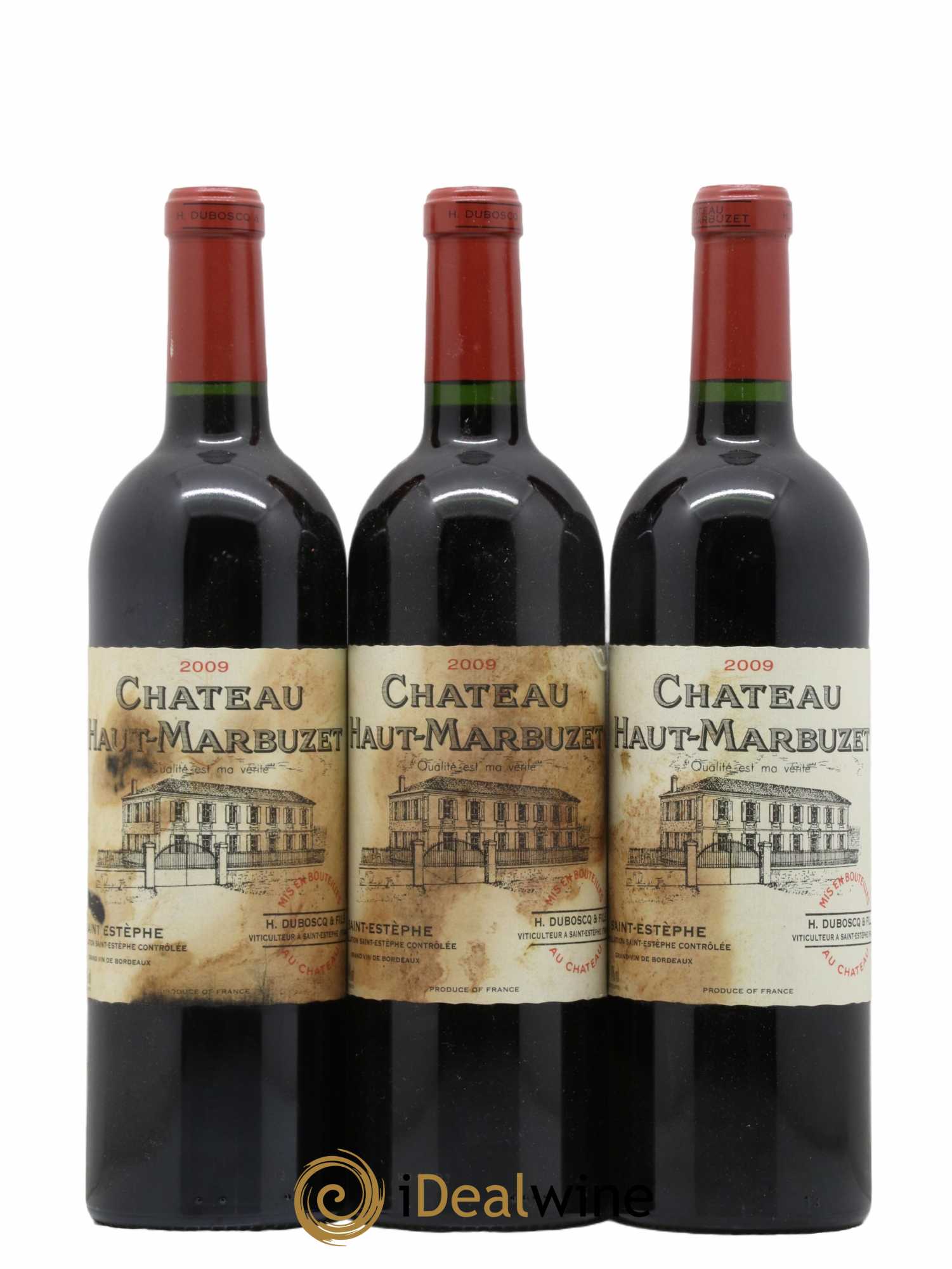 Château Haut Marbuzet 2009 - Lot de 3 bouteilles - 0