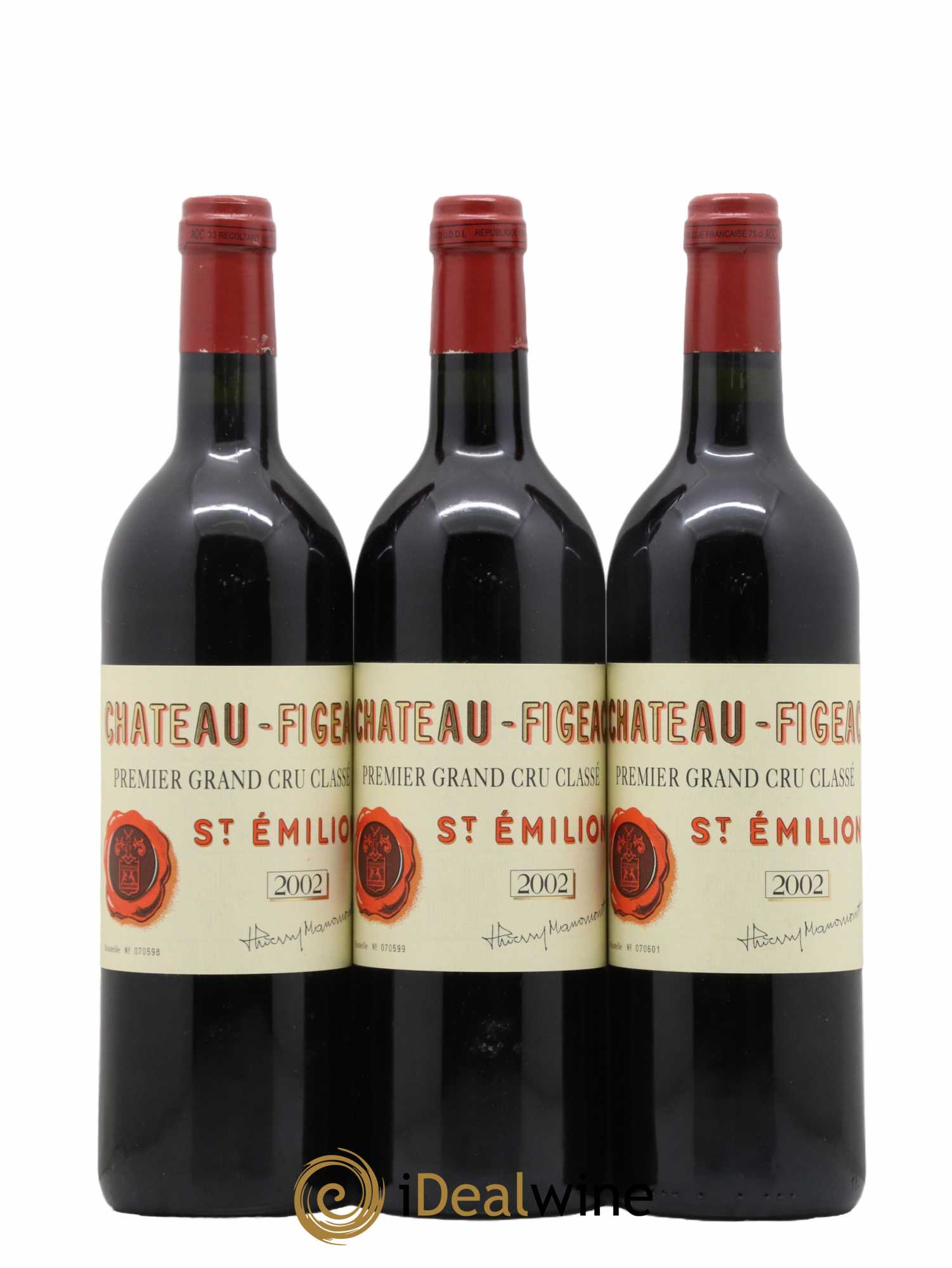 Château Figeac 1er Grand Cru Classé A 2002 - Lot de 6 bouteilles - 1