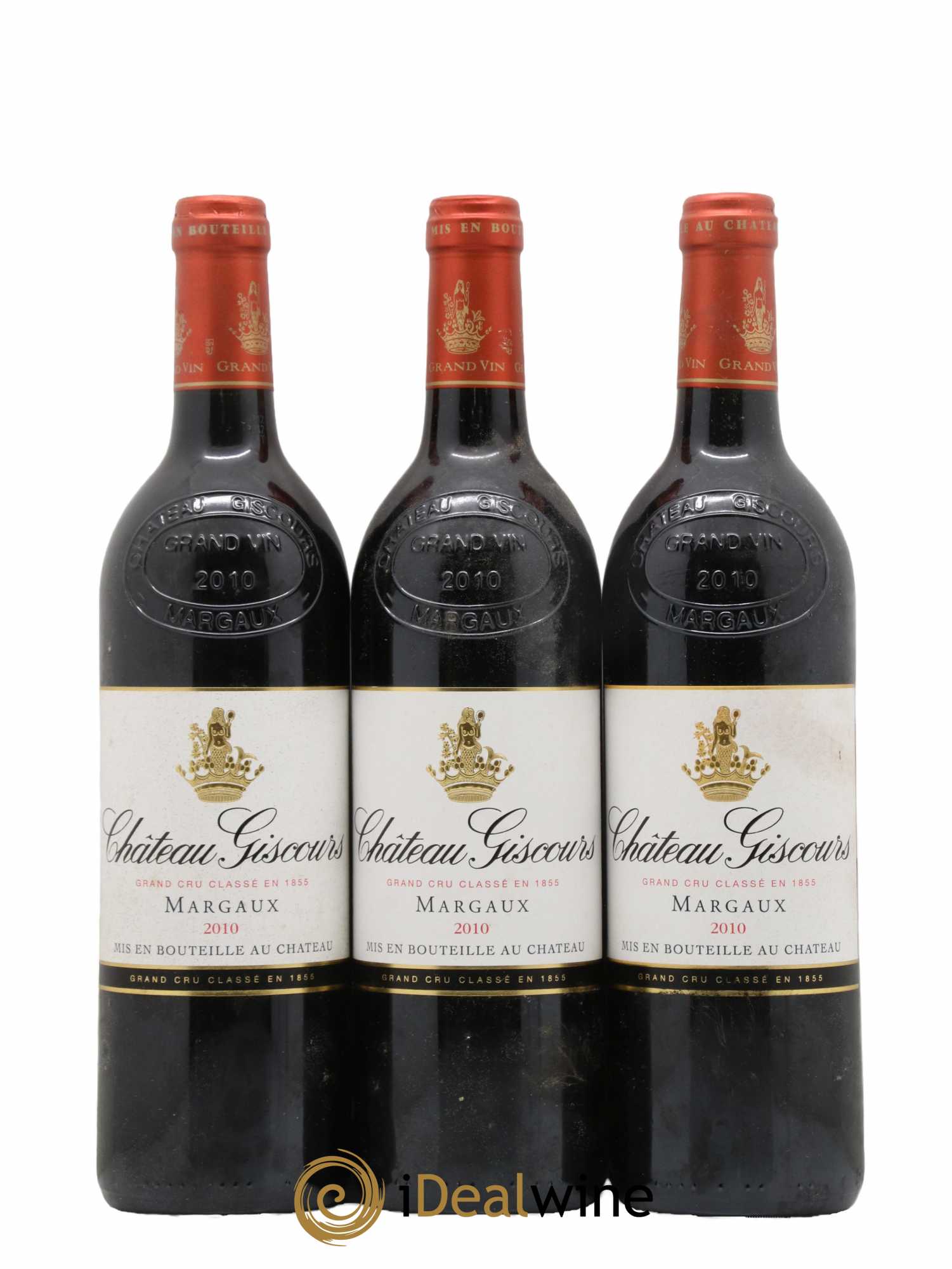 Château Giscours 3ème Grand Cru Classé 2010 - Lot de 3 bouteilles - 0