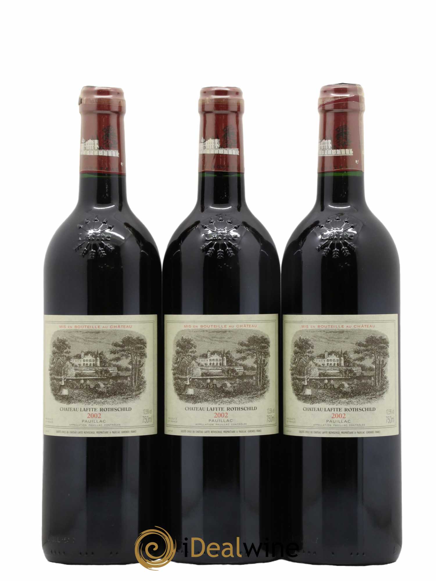 Château Lafite Rothschild 1er Grand Cru Classé 2002 - Lot of 6 bottles - 2