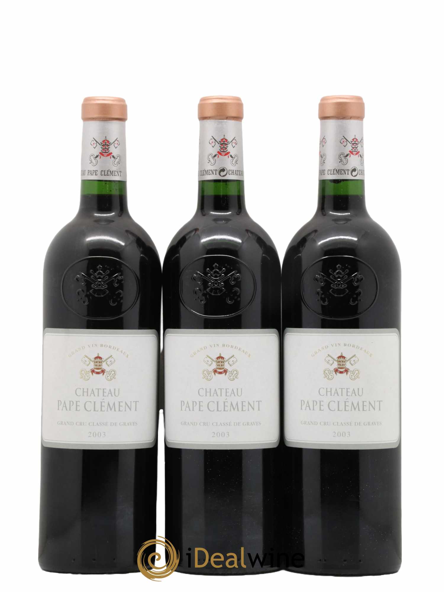 Château Pape Clément Cru Classé de Graves 2003 - Lot de 6 bouteilles - 1
