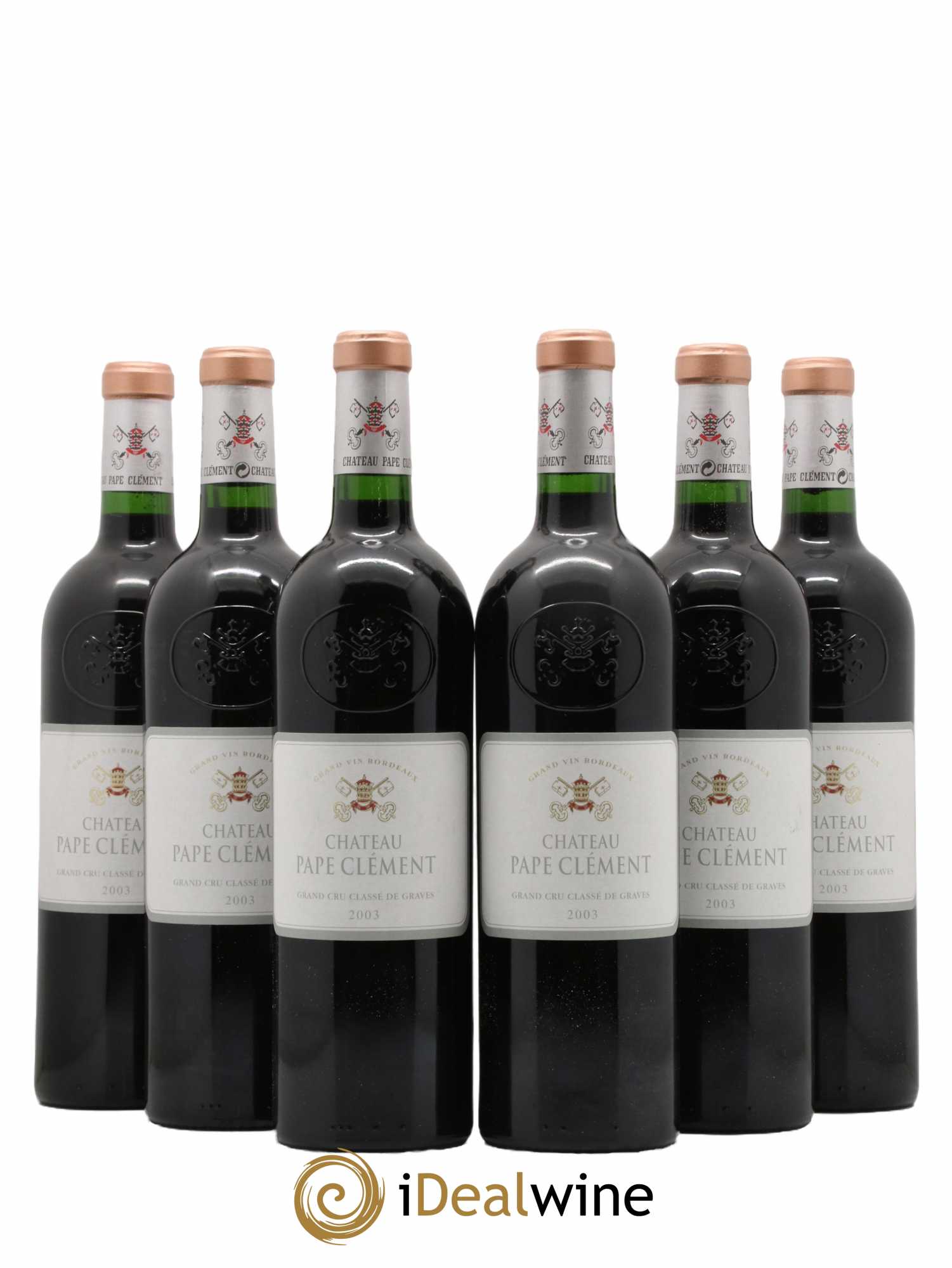Château Pape Clément Cru Classé de Graves 2003 - Lot de 6 bouteilles - 0