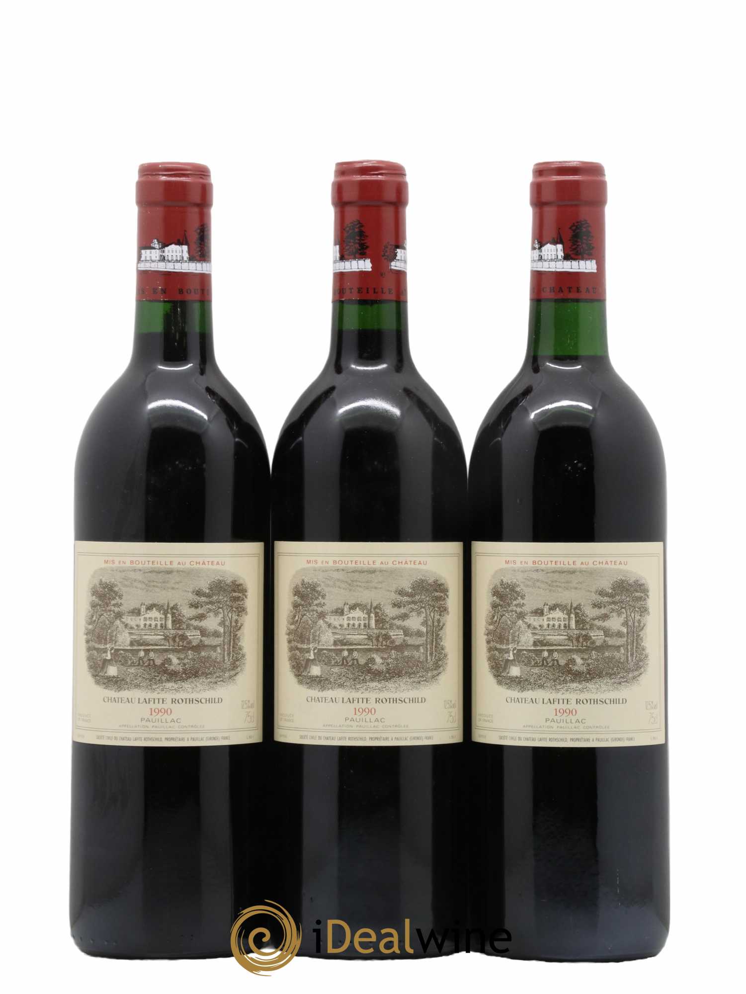 Château Lafite Rothschild 1er Grand Cru Classé 1990 - Lot de 6 bouteilles - 1