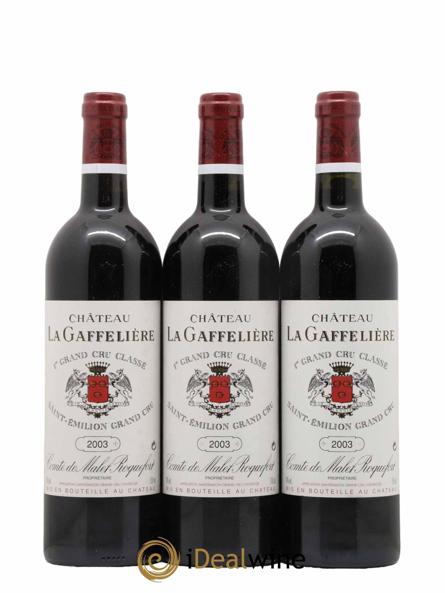 Château la Gaffelière 1er Grand Cru Classé B 2003 - Lot de 6 bouteilles - 1
