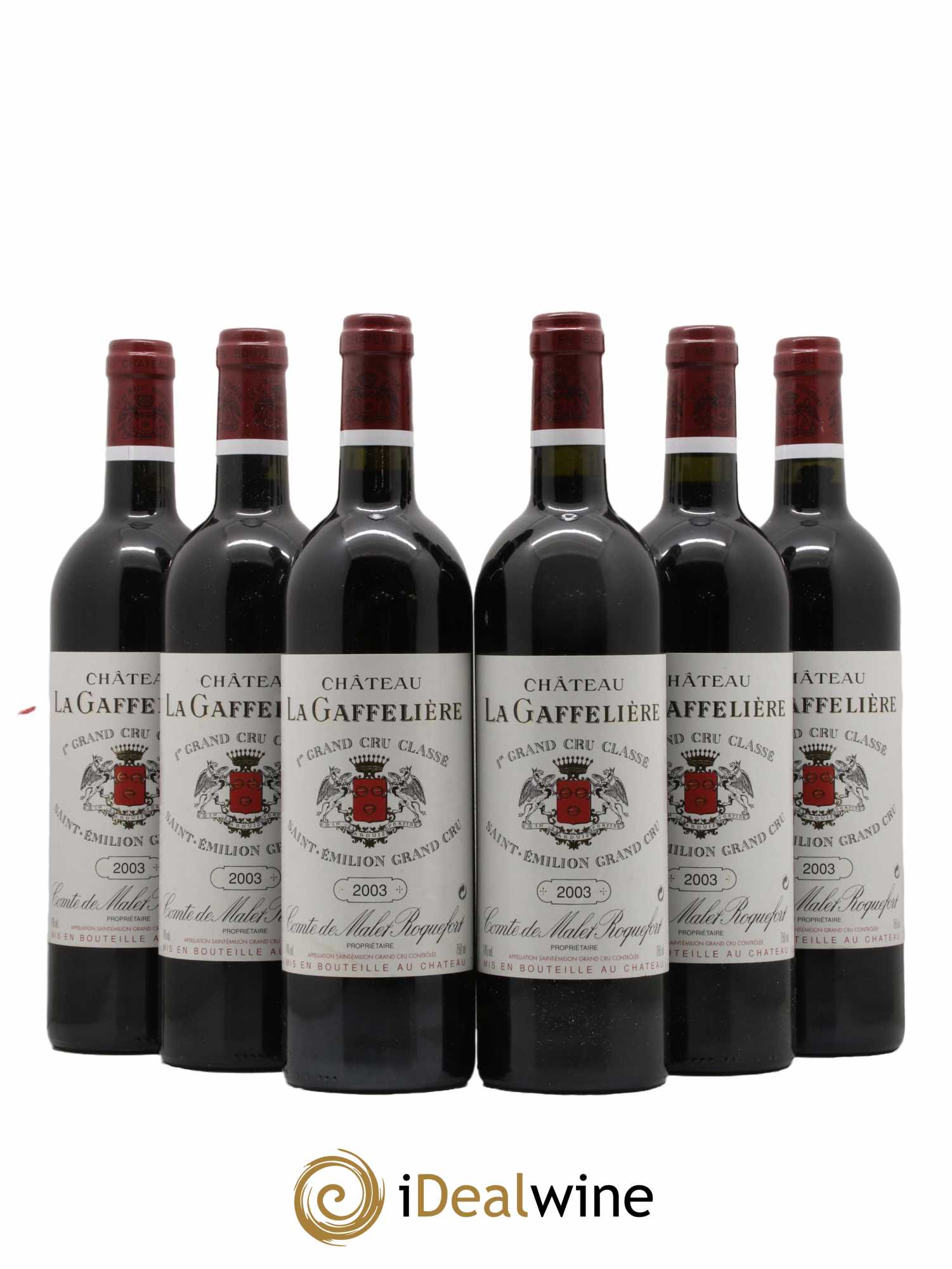 Château la Gaffelière 1er Grand Cru Classé B 2003 - Lot de 6 bouteilles - 0