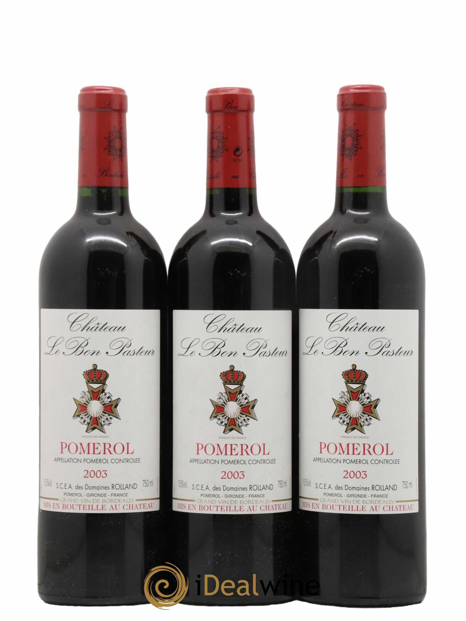 Château le Bon Pasteur 2003 - Lot de 6 bouteilles - 2