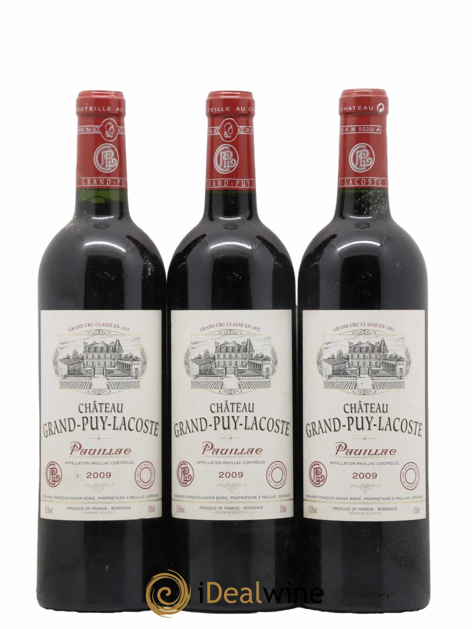 Château Grand Puy Lacoste 5ème Grand Cru Classé 2009 - Lot de 6 bouteilles - 2