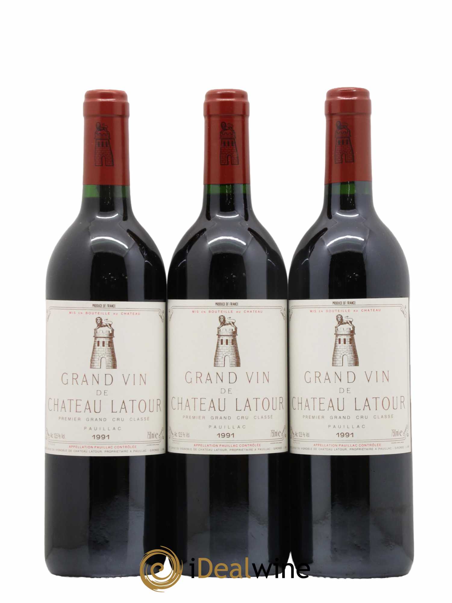 Château Latour 1er Grand Cru Classé 1991 - Lot de 6 bouteilles - 1