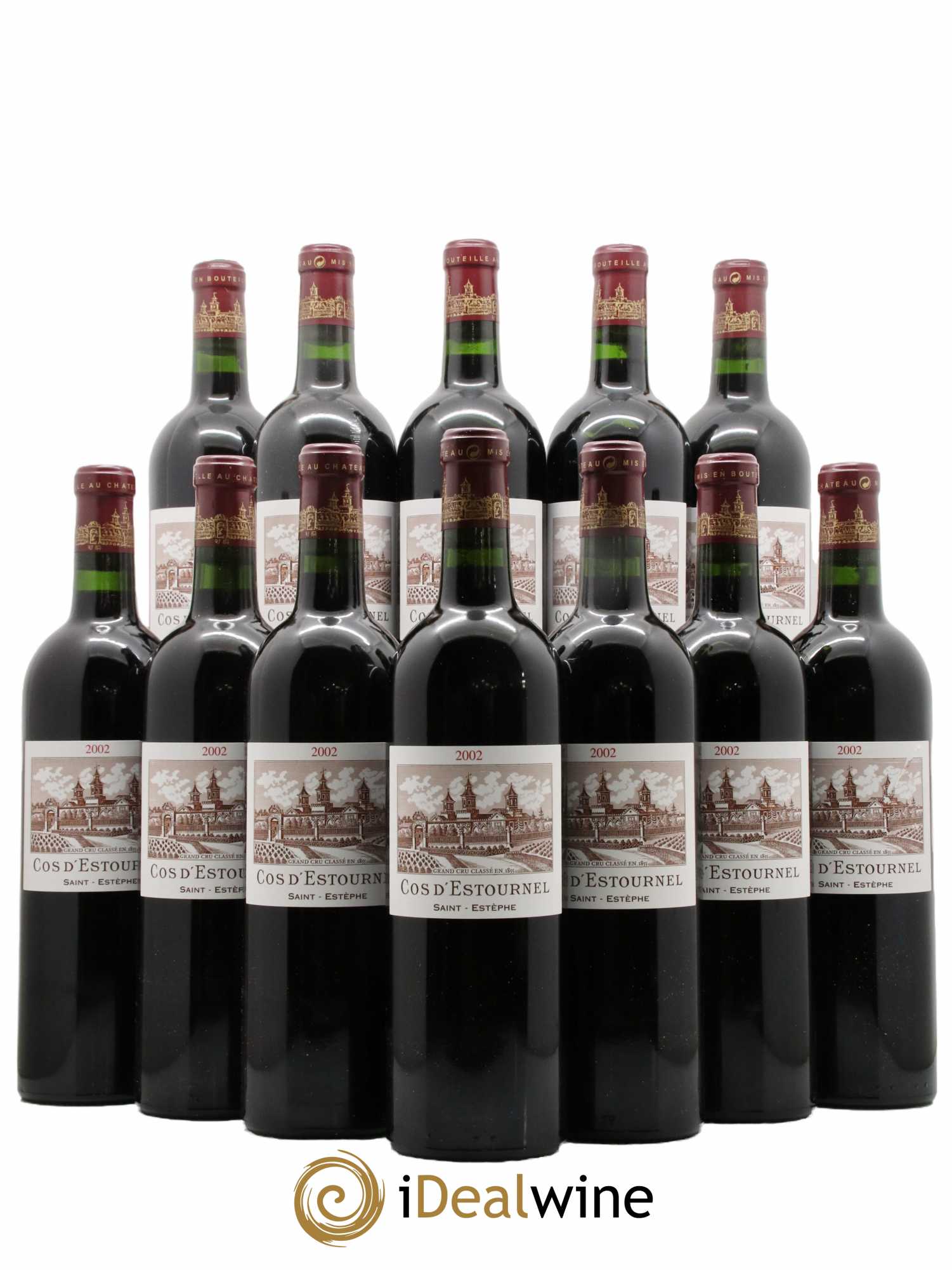 Cos d'Estournel 2ème Grand Cru Classé 2002 - Lot de 12 bouteilles - 0