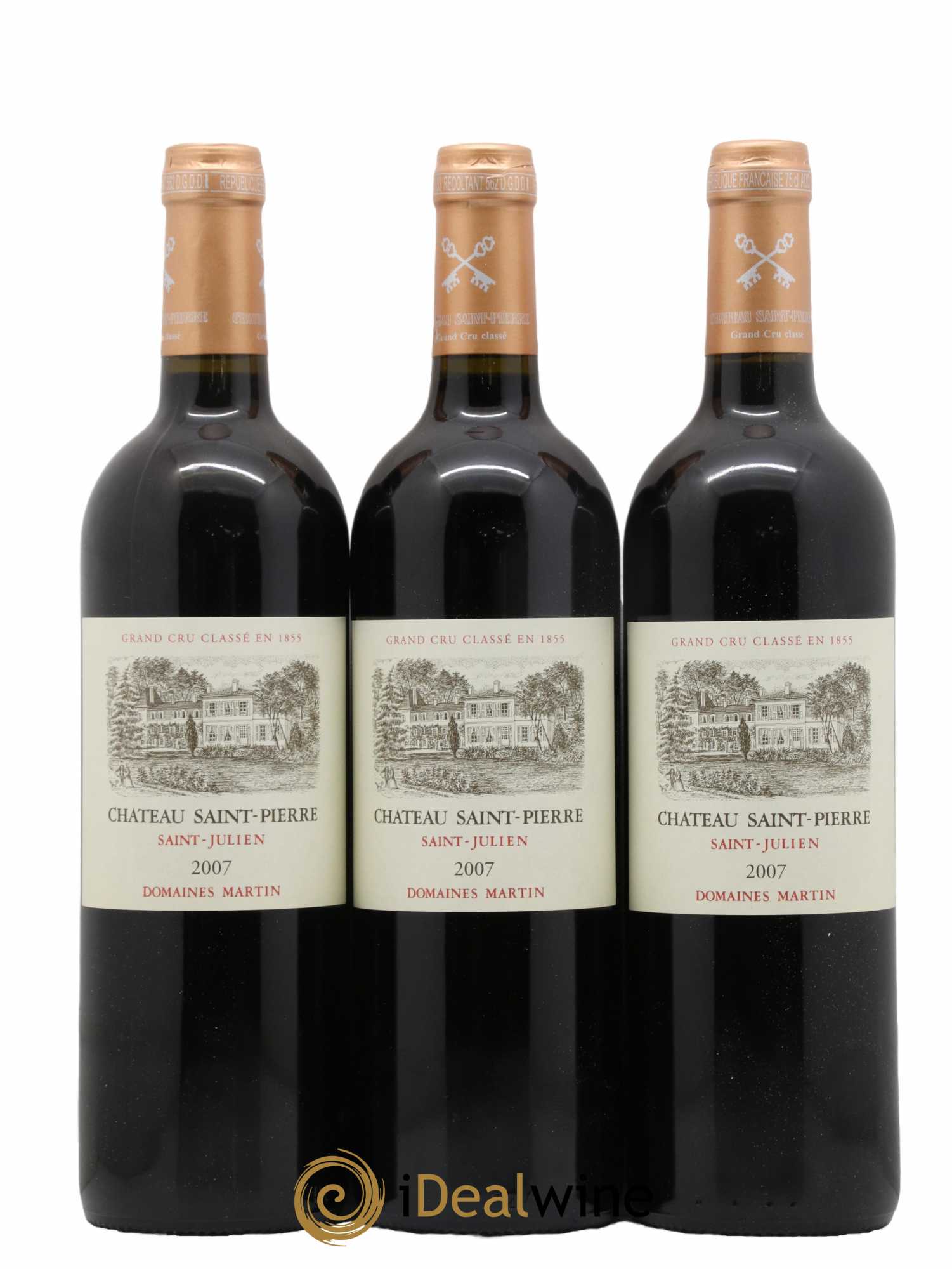 Château Saint-Pierre 4ème Grand Cru Classé 2007 - Lot de 12 bouteilles - 2