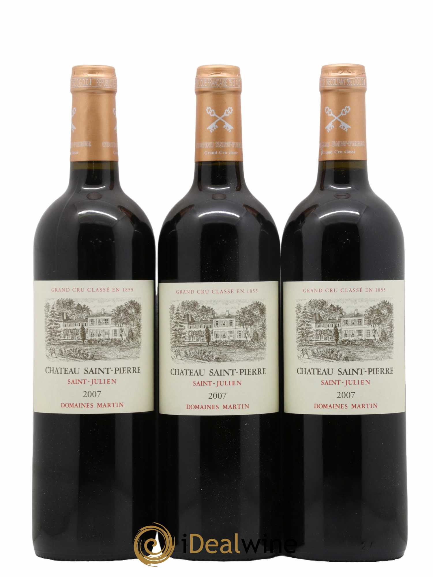 Château Saint-Pierre 4ème Grand Cru Classé 2007 - Lot de 12 bouteilles - 4