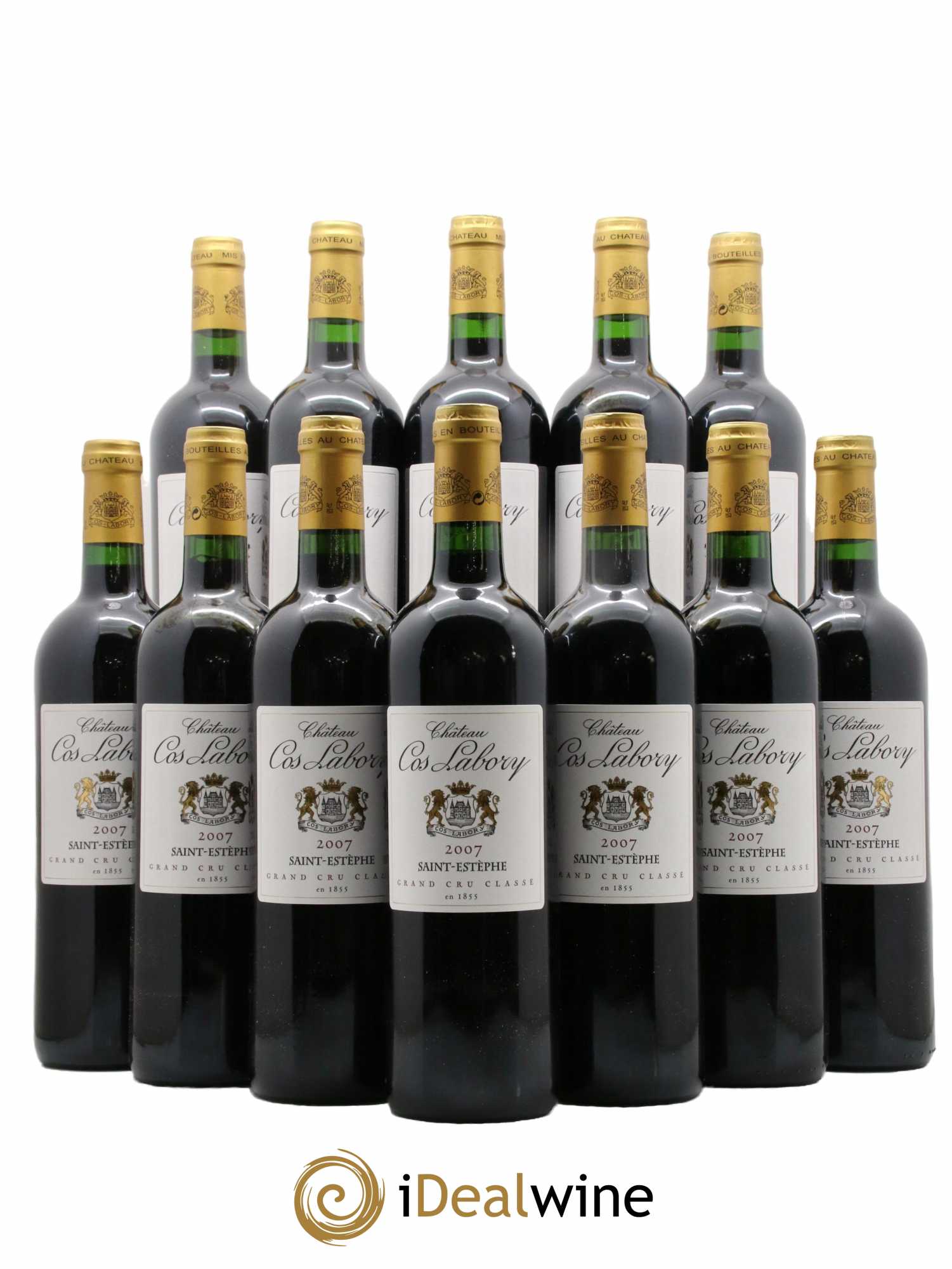 Château Cos Labory 5ème Grand Cru Classé 2007 - Lot de 12 bouteilles - 0