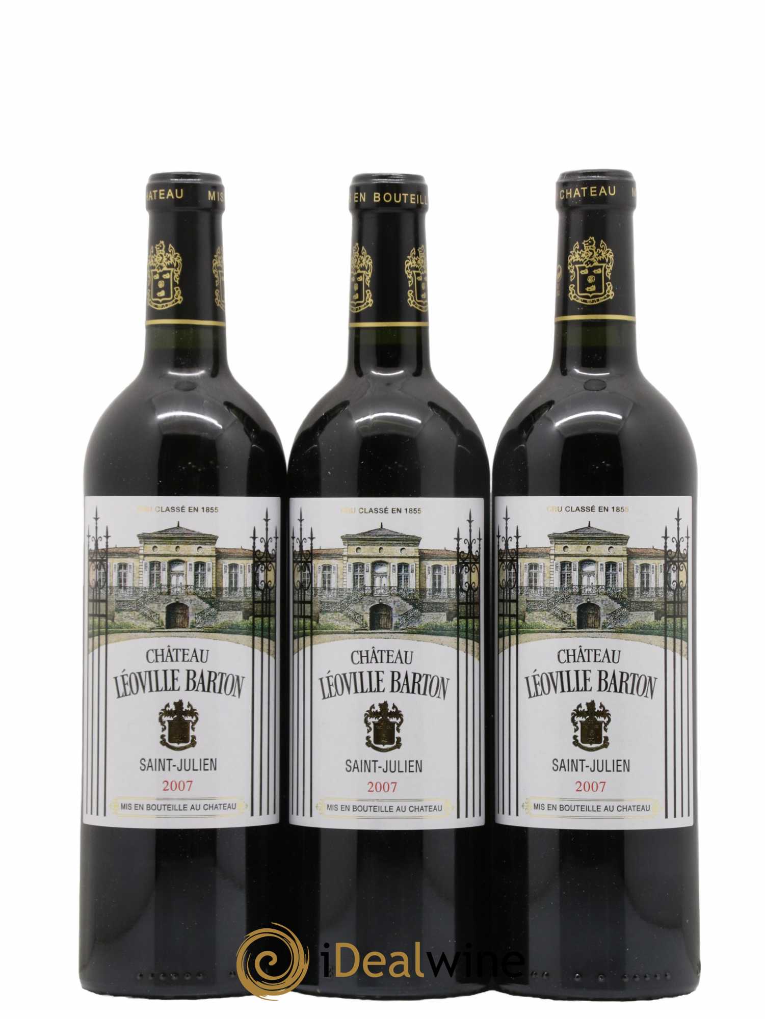 Château Léoville Barton 2ème Grand Cru Classé 2007 - Lot de 12 bouteilles - 1