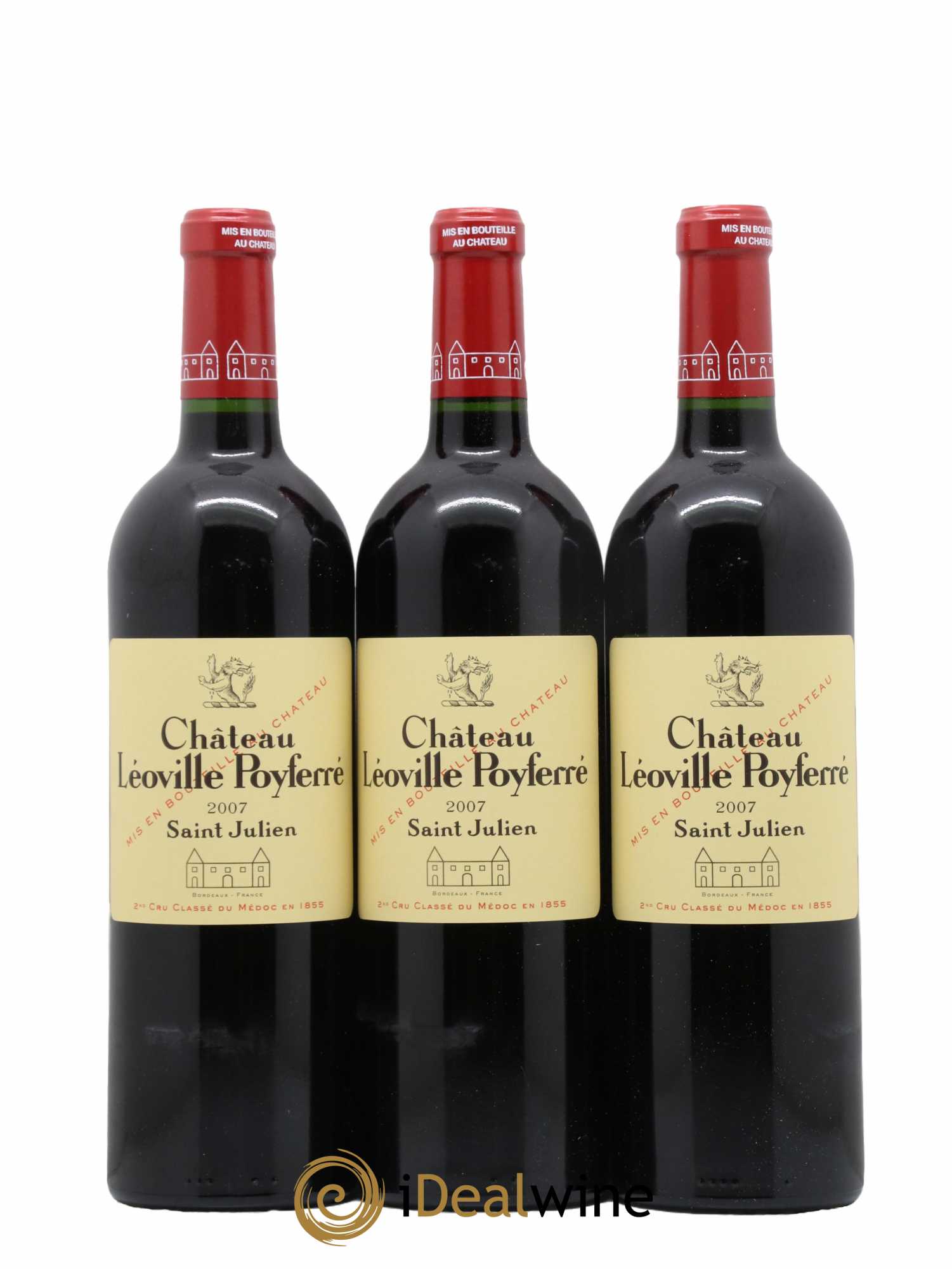 Château Léoville Poyferré 2ème Grand Cru Classé 2007 - Lot de 12 bouteilles - 3