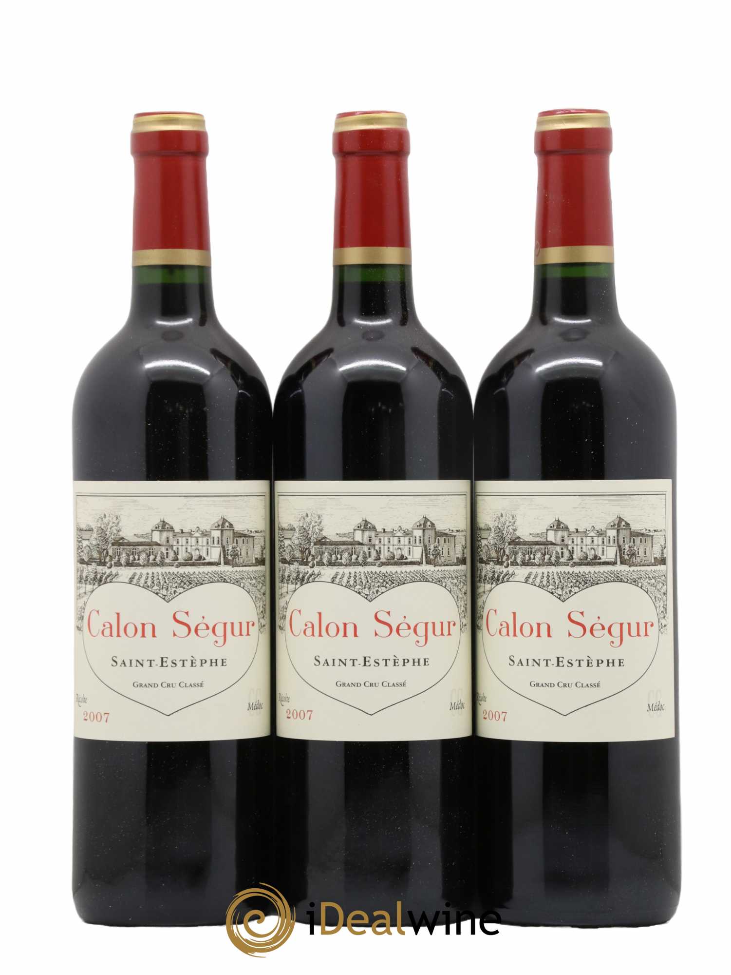Château Calon Ségur 3ème Grand Cru Classé 2007 - Lot de 12 bouteilles - 2