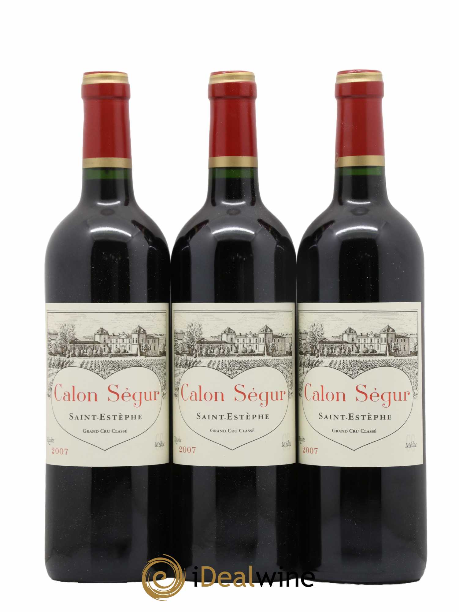 Château Calon Ségur 3ème Grand Cru Classé 2007 - Lot de 12 bouteilles - 3