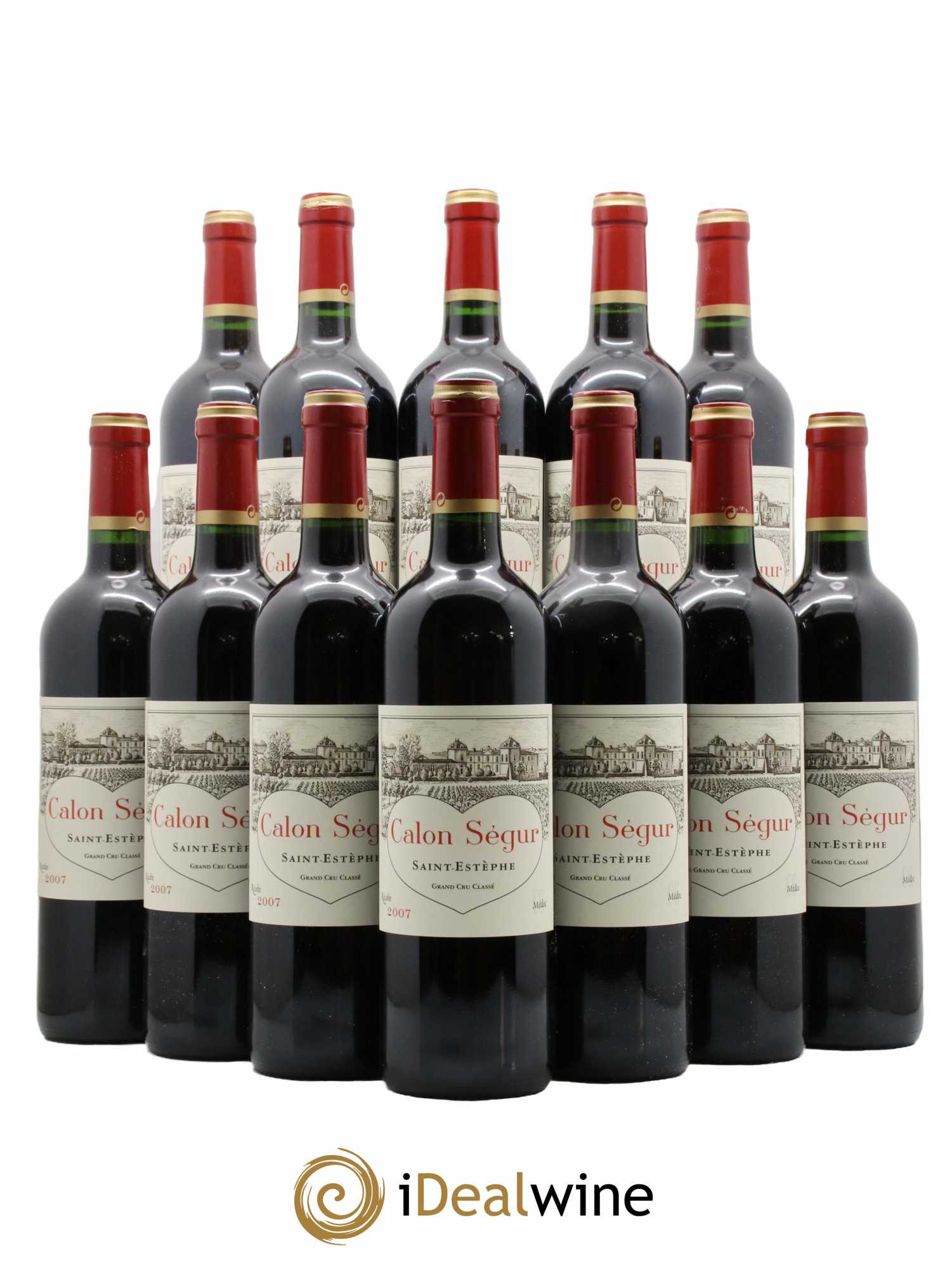 Château Calon Ségur 3ème Grand Cru Classé 2007 - Lot de 12 bouteilles - 0
