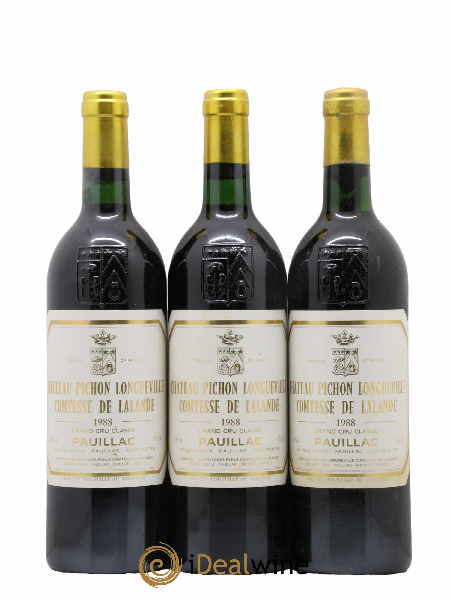 Château Pichon Longueville Comtesse de Lalande 2ème Grand Cru Classé 1988 - Lot de 12 bouteilles - 2