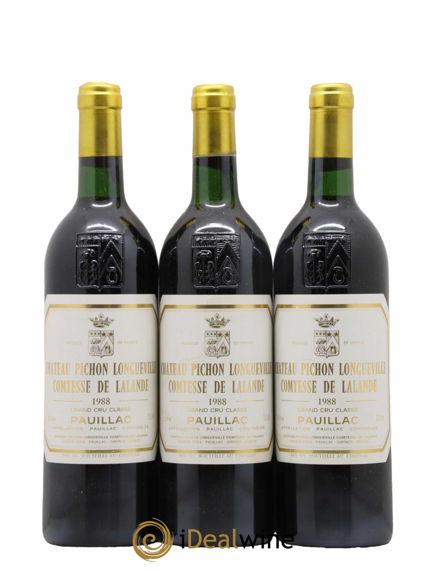 Château Pichon Longueville Comtesse de Lalande 2ème Grand Cru Classé 1988 - Lot de 12 bouteilles - 4