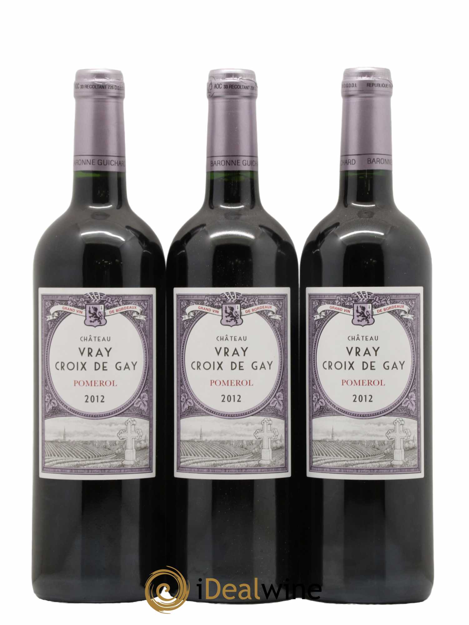 Château Vray Croix de Gay 2012 - Lot de 12 bouteilles - 1