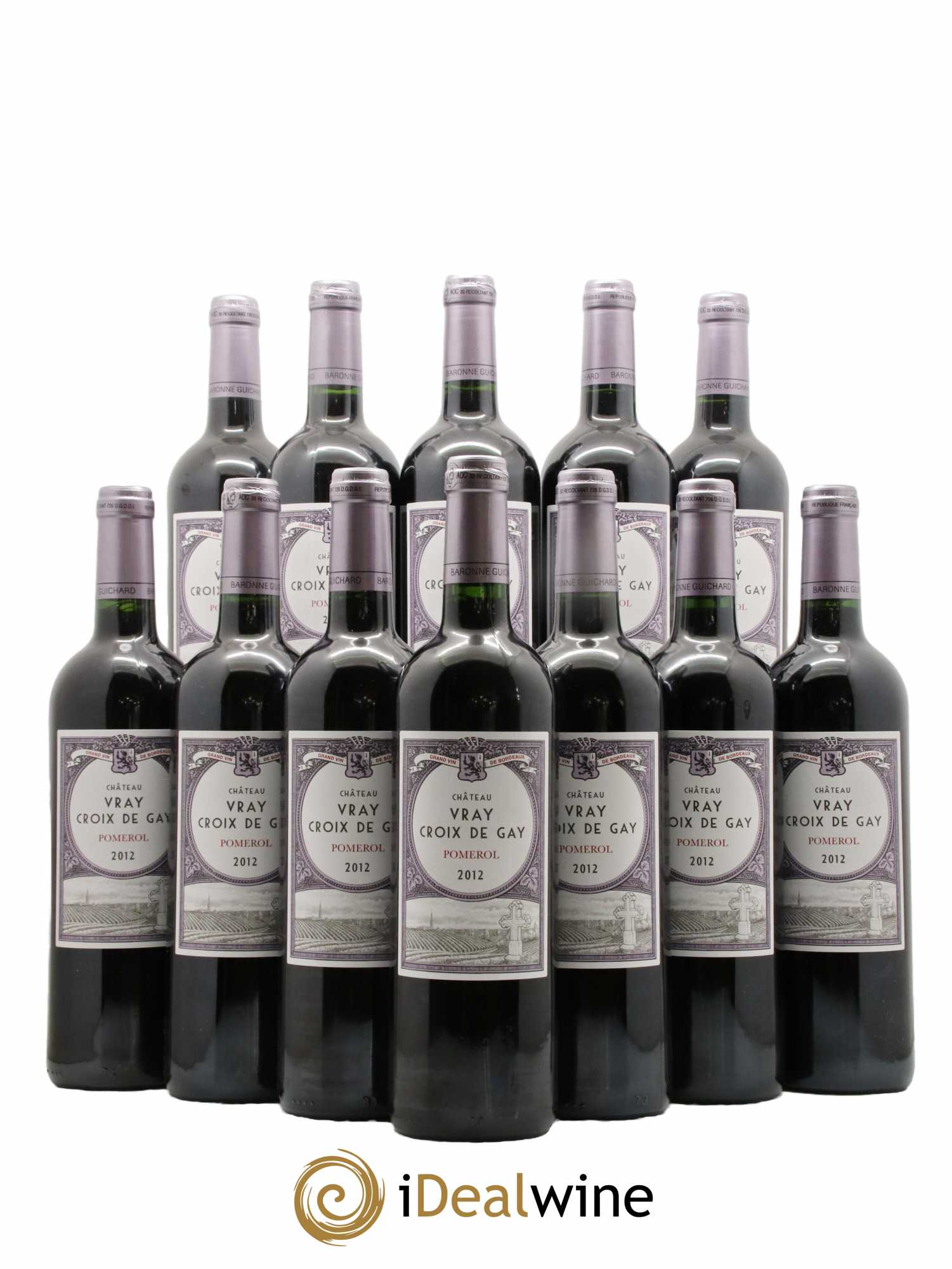 Château Vray Croix de Gay 2012 - Lot de 12 bouteilles - 0