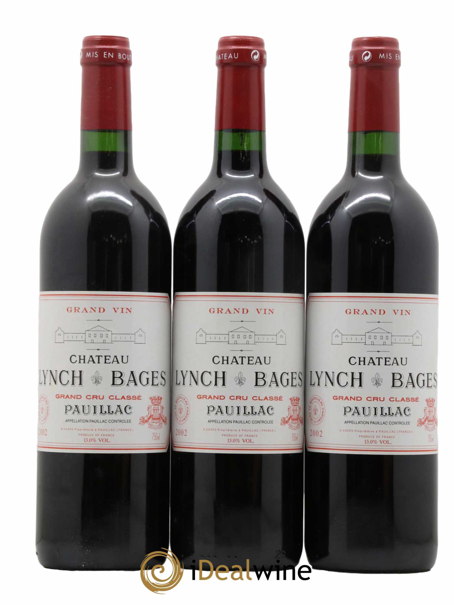 Château Lynch Bages 5ème Grand Cru Classé 2002 - Lot of 12 bottles - 3